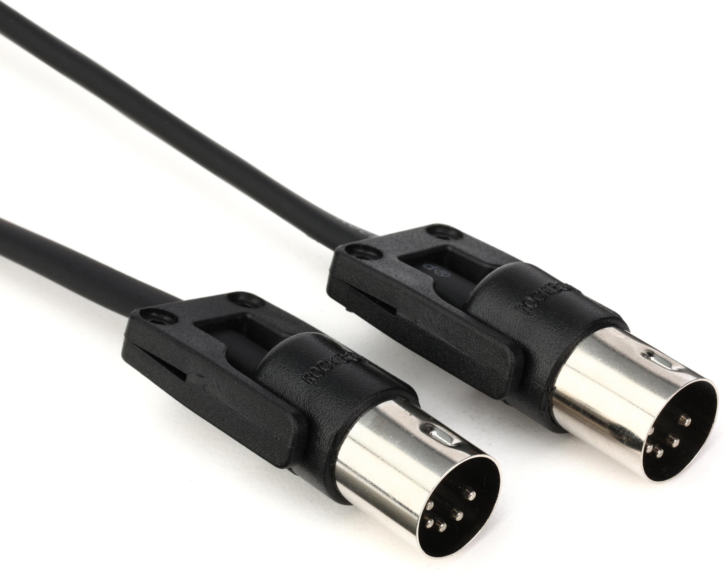 Photo of RockBoard by Warwick FlaX Omnidirectional MIDI Cable - Black, 16.4 feet