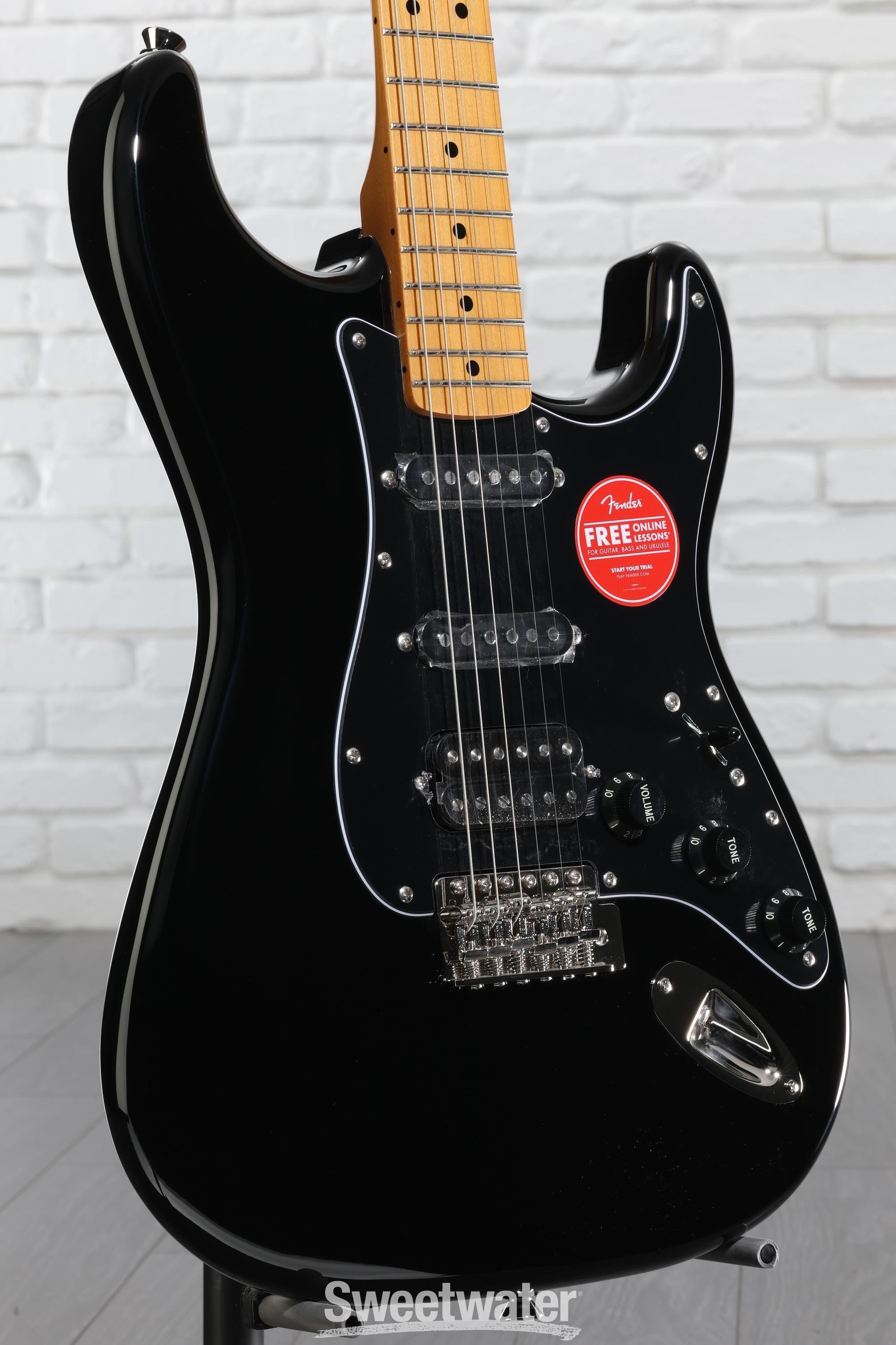 Squier Classic Vibe '70s Stratocaster HSS - Black with Maple