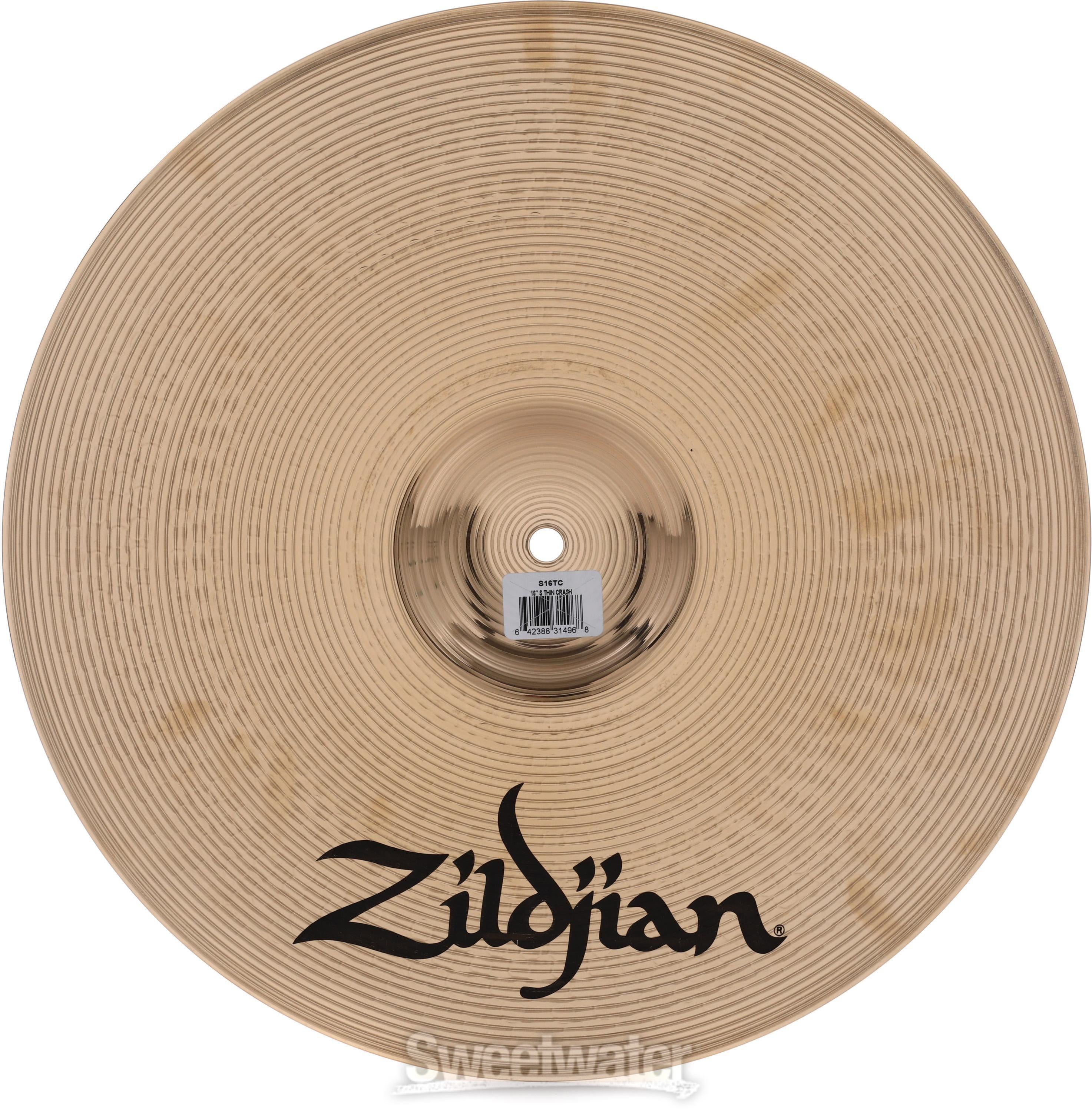 Zildjian 16 inch S Series Thin Crash Cymbal | Sweetwater