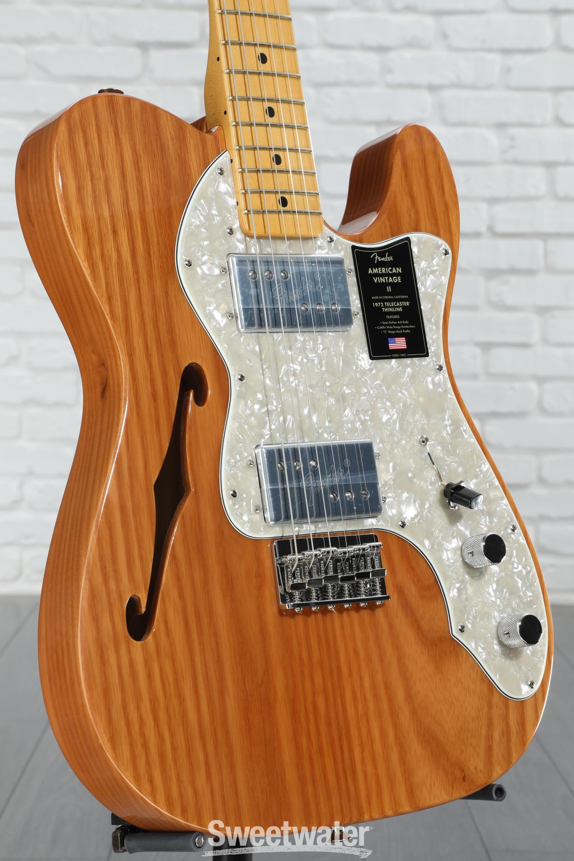 Fender American Vintage II 1972 Telecaster Thinline Electric