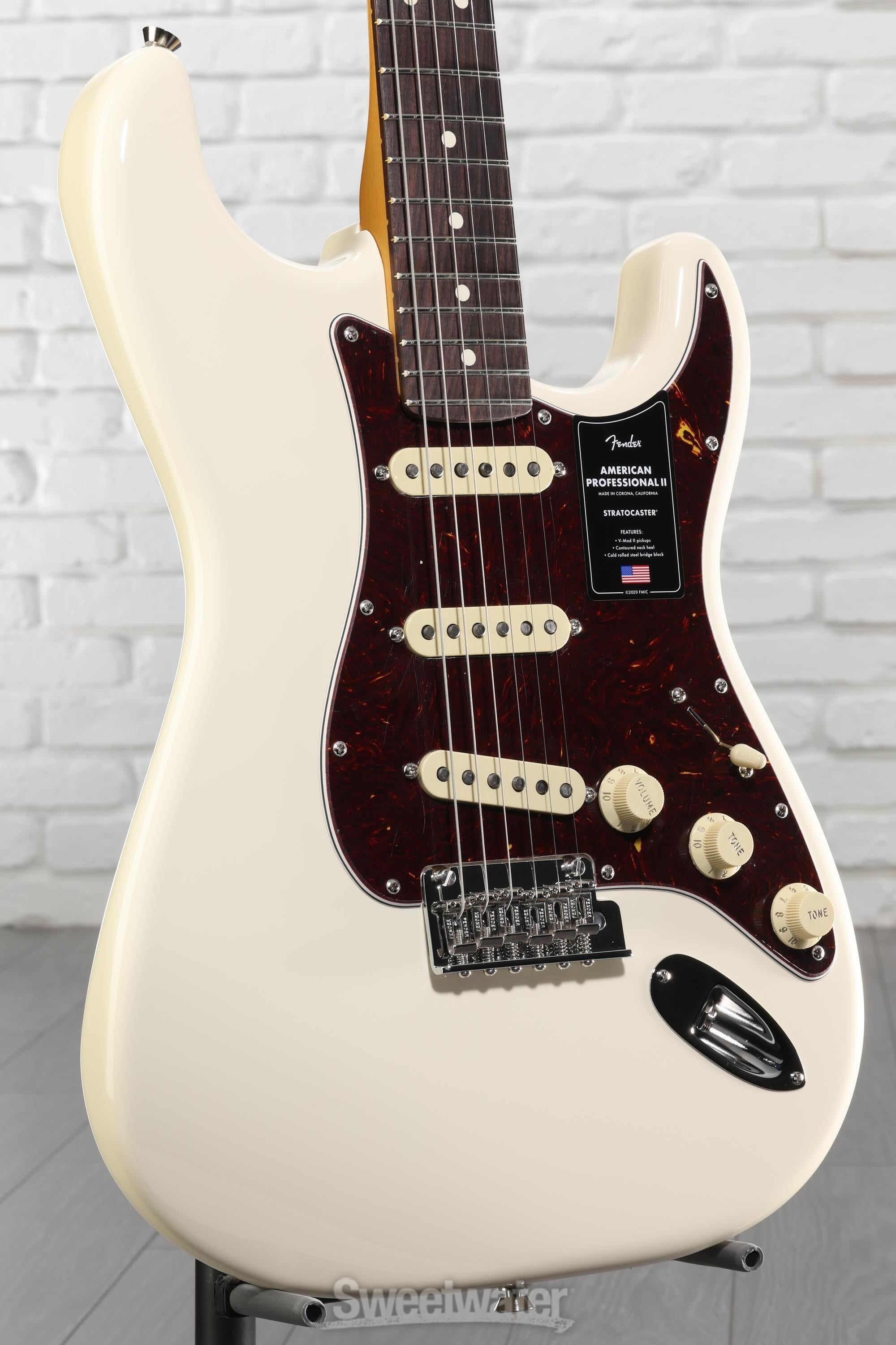 fender American professional ii ストラト Fender American Professional II Stratocaster - Olympic White with