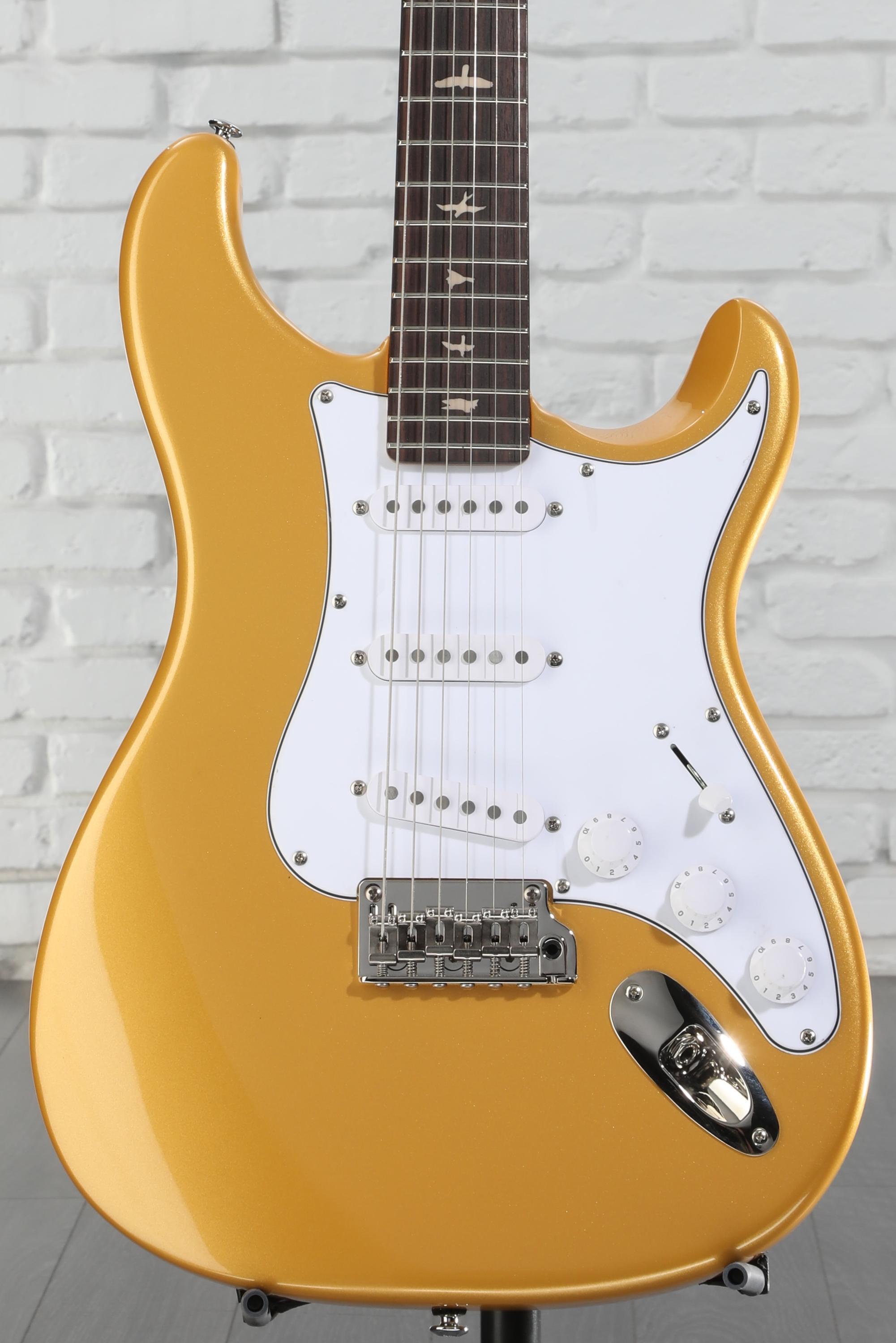 PRS SE Silver Sky Electric Guitar - Gold Spark, Sweetwater
