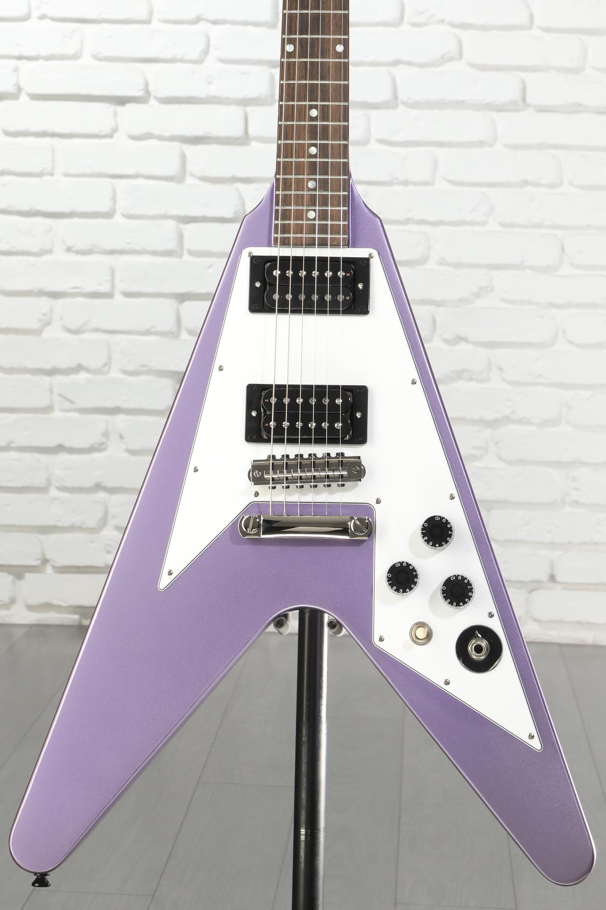 Epiphone Kirk Hammett 1979 Flying V Electric Guitar - Purple