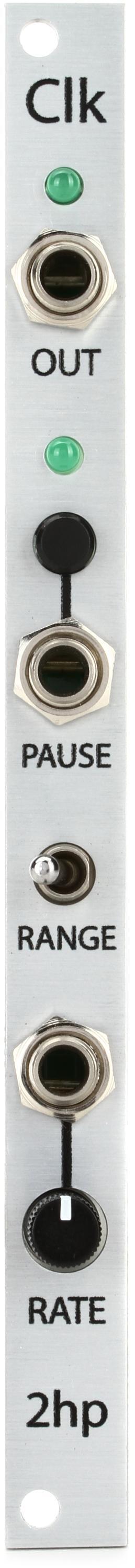 【2hp】Clk 2HP Clk Eurorack Clock Module - Silver | Sweetwater