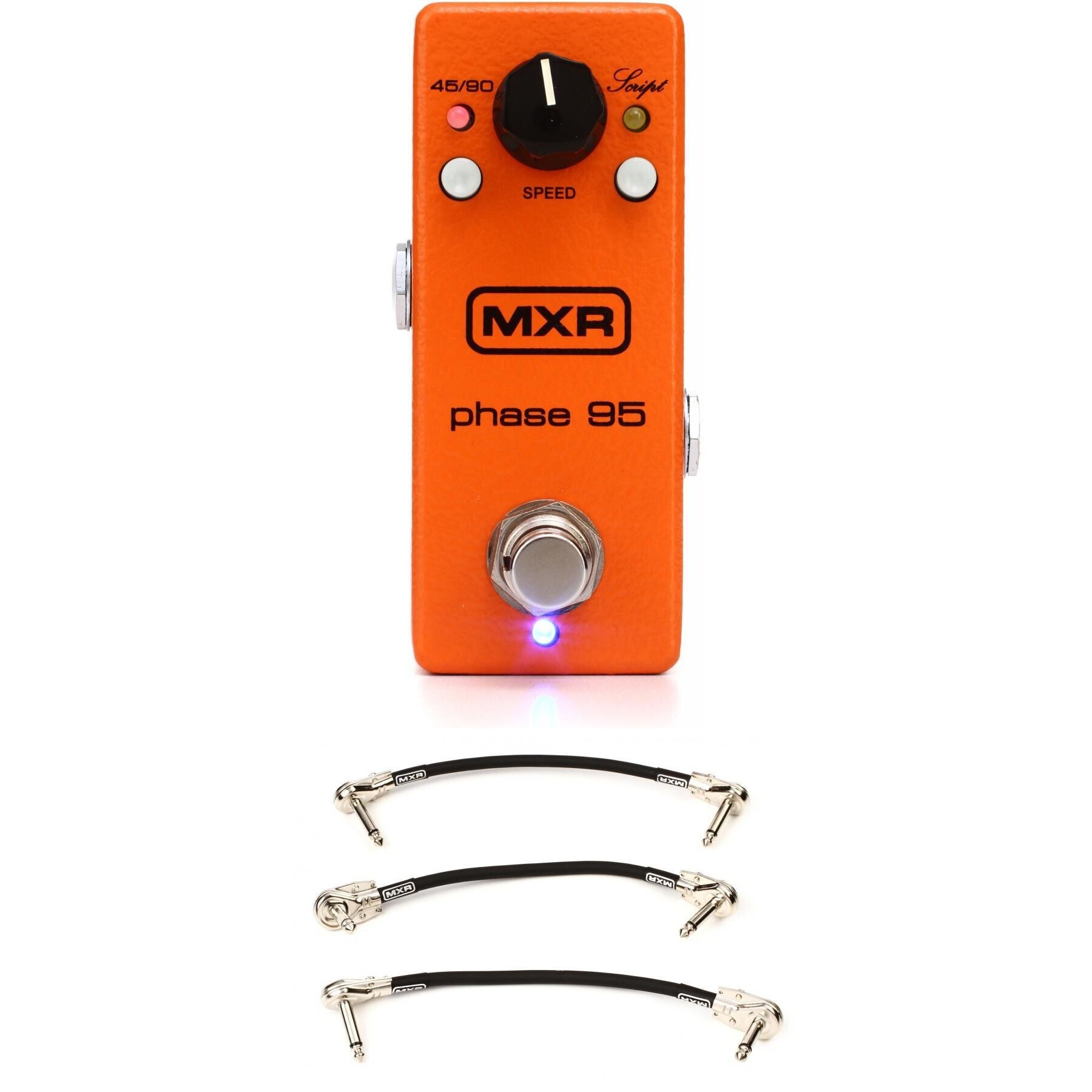 MXR M290 Mini Phase 95 Pedal with 3 Patch Cables | Sweetwater
