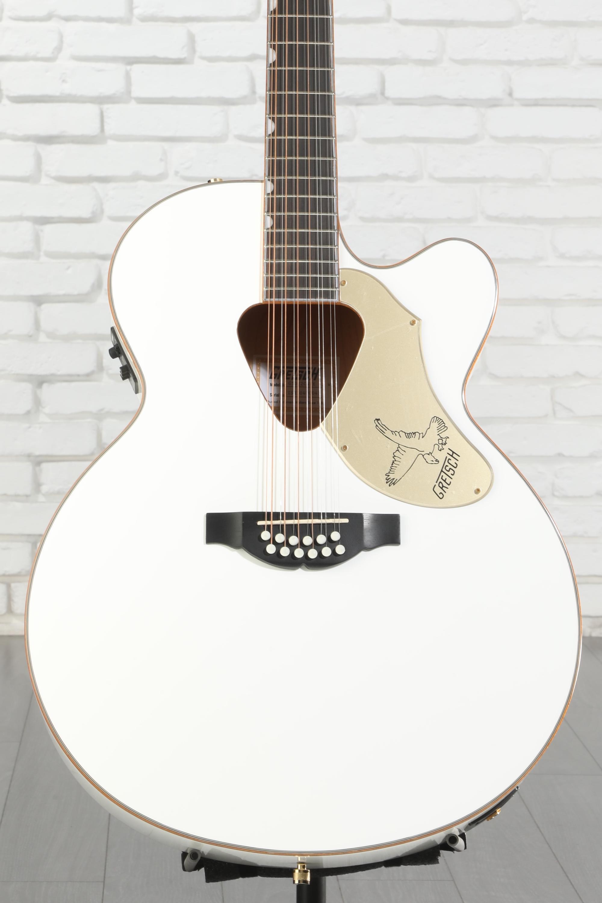 Gretsch G5022CWFE-12 Rancher Falcon Jumbo - White | Sweetwater