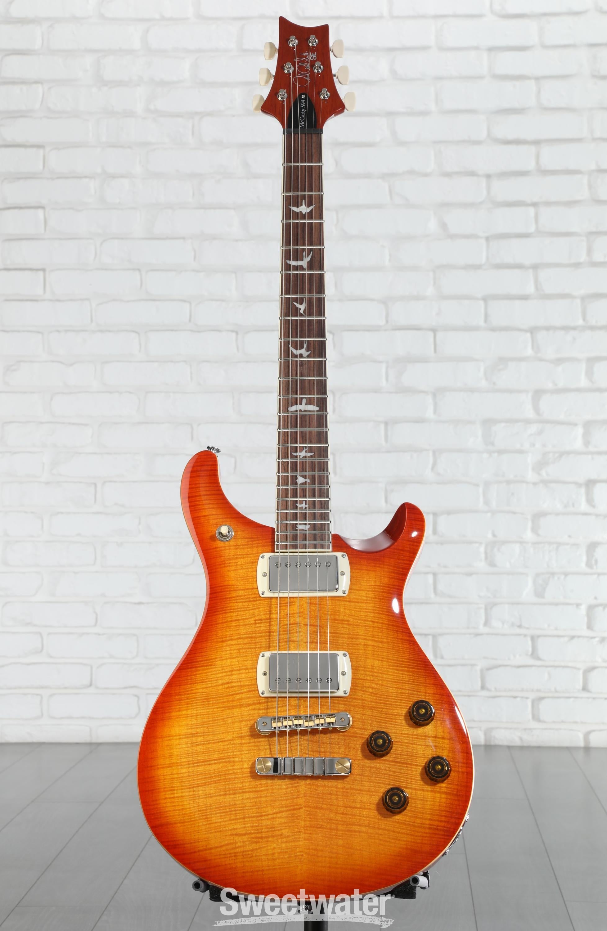 【UMA】PRS SE McCarty 594 PRS SE McCarty 594 Singlecut Electric Guitar - Turquoise | Sweetwater