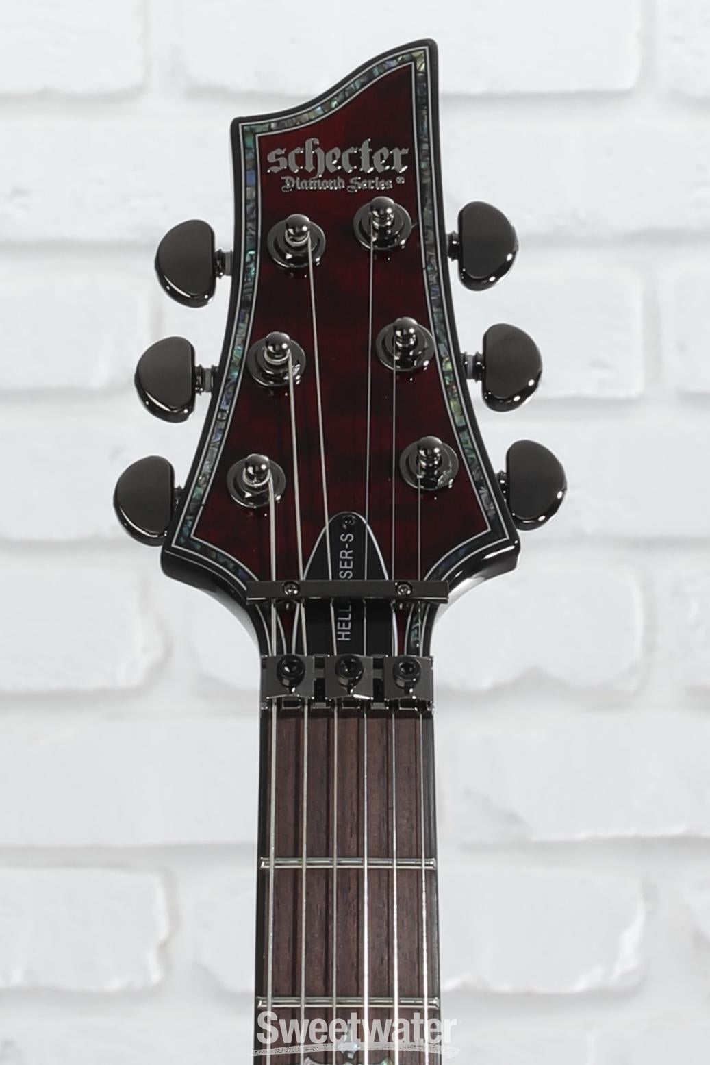 Schecter Hellraiser C-1 FR-S Electric Guitar - Black Cherry