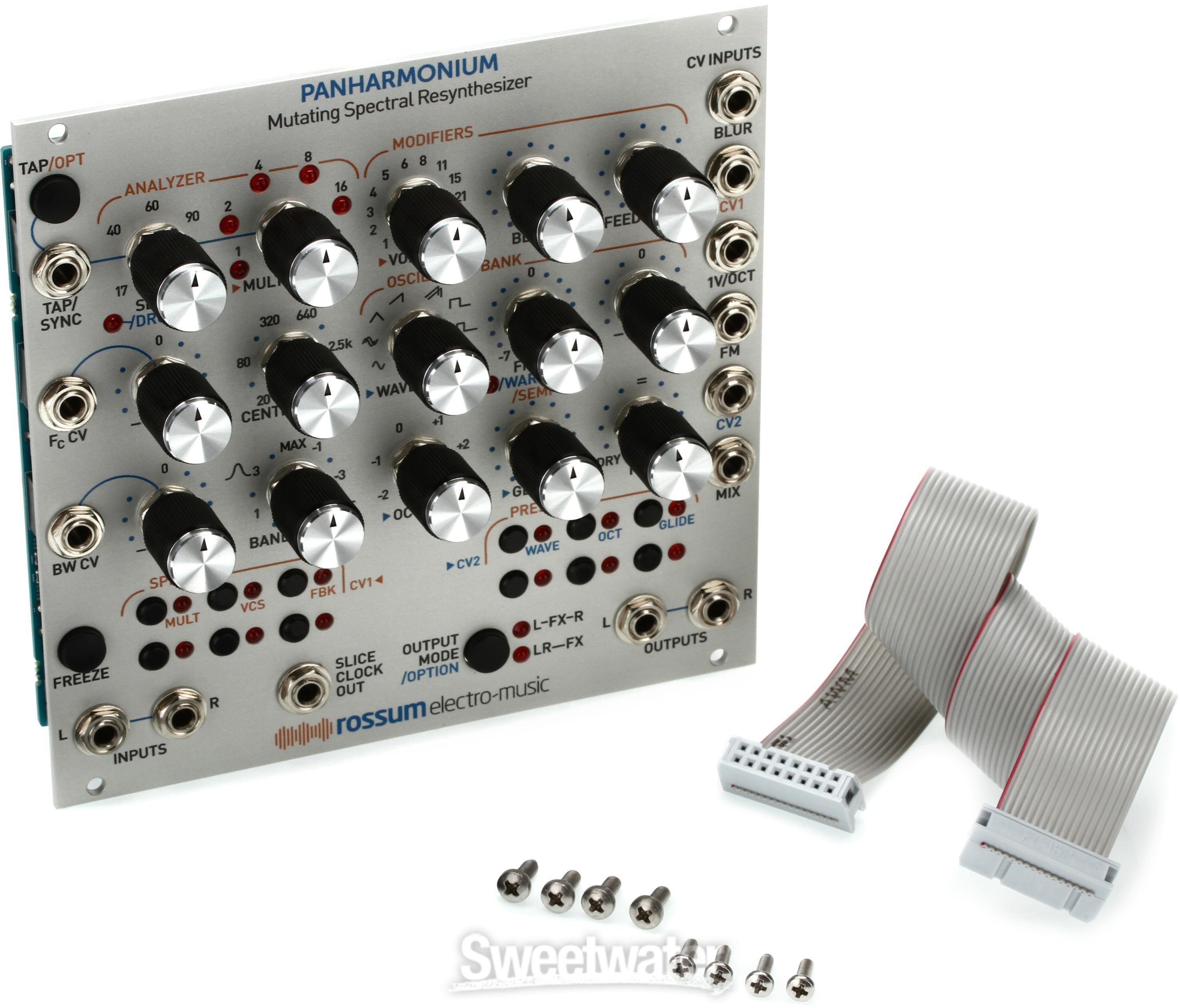 本物保証限定rossum(ロッサム) Trident/Morpheus/Panharmonium/Control Forge/expert sleepers es-8/最強ユーロラックセット（未使用新品!） 音源モジュール