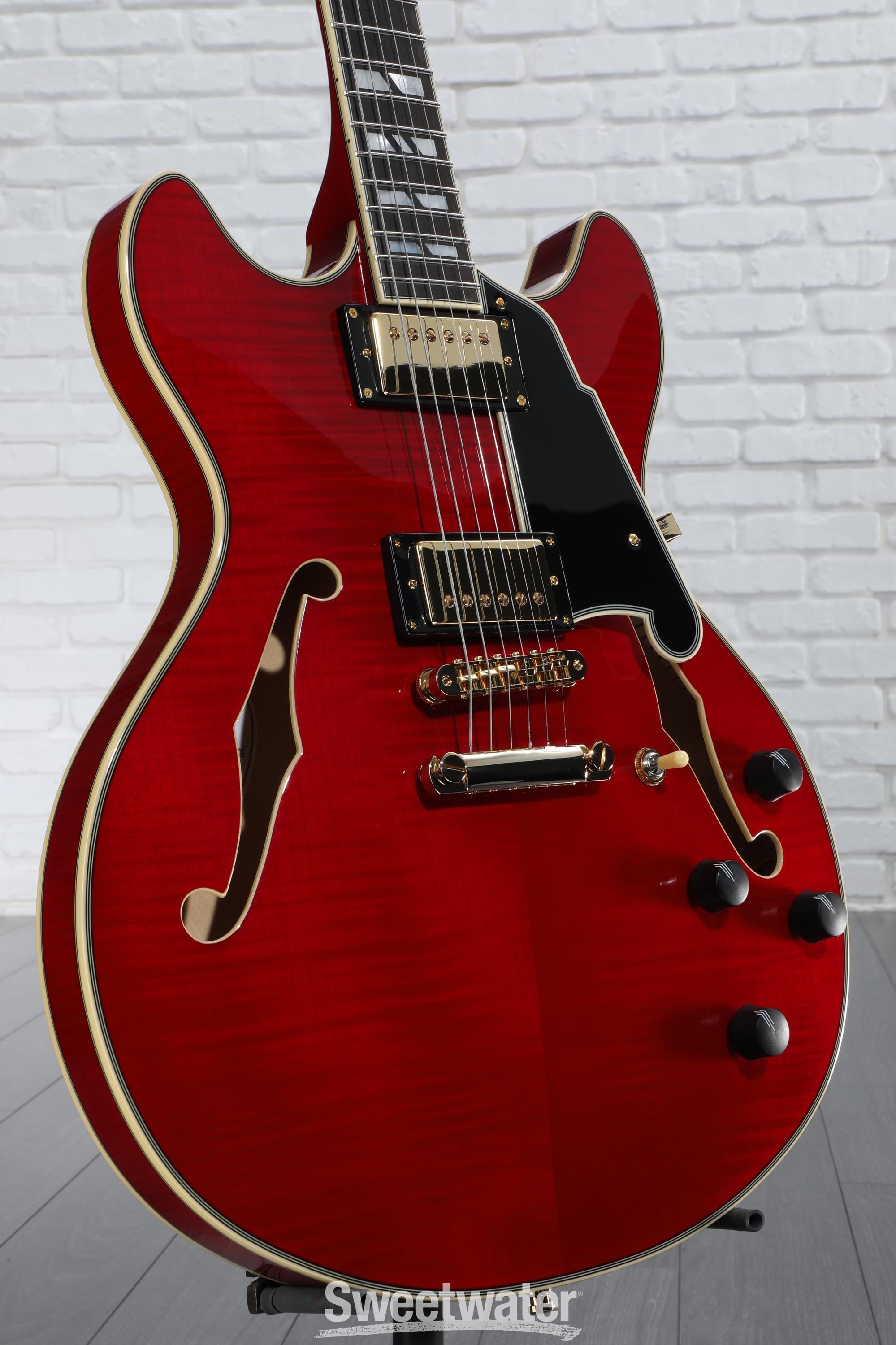 Photo of D'Angelico Excel DC Electric Guitar - Trans Cherry