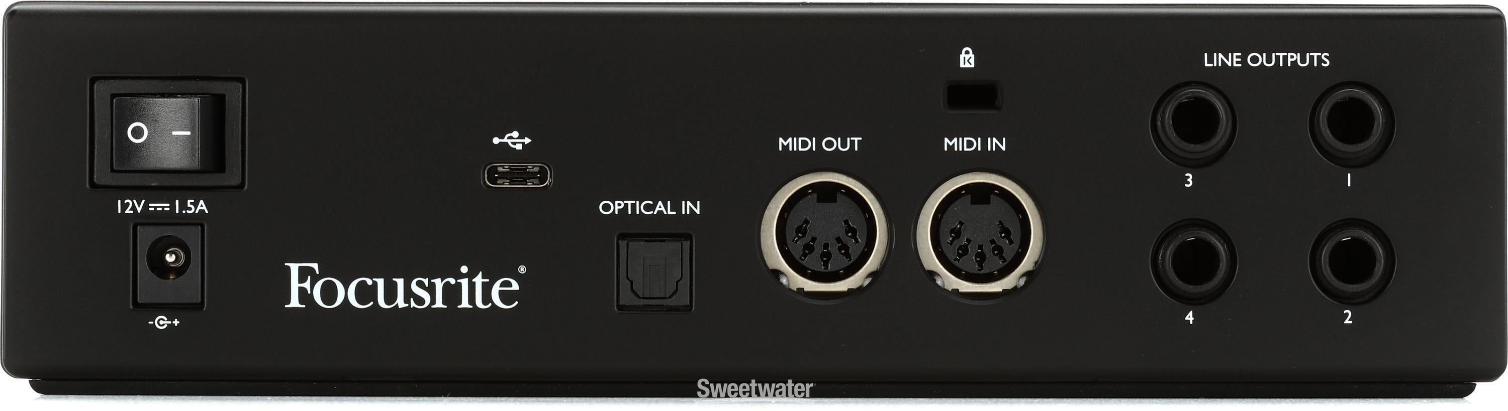 Focusrite Clarett+ 2Pre USB-C Audio Interface | Sweetwater