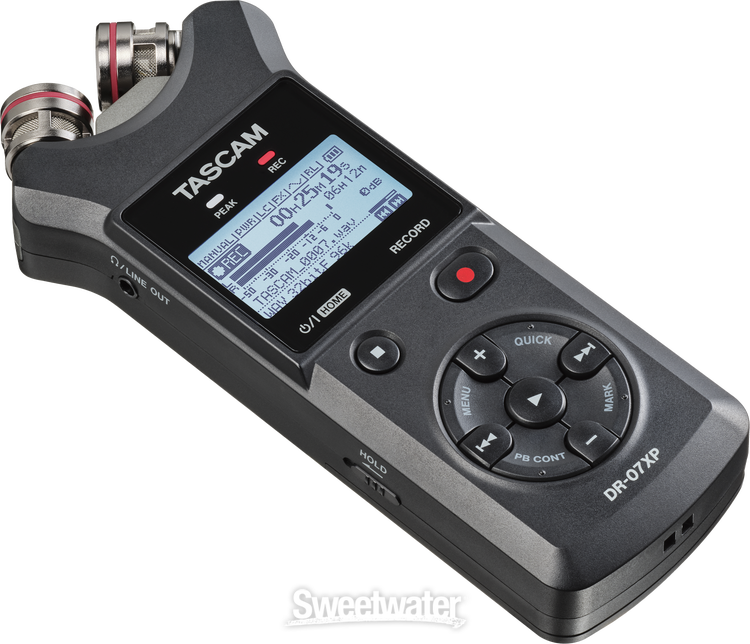 TASCAM DR-07XP Portable Handheld Recorder with Interface | Sweetwater