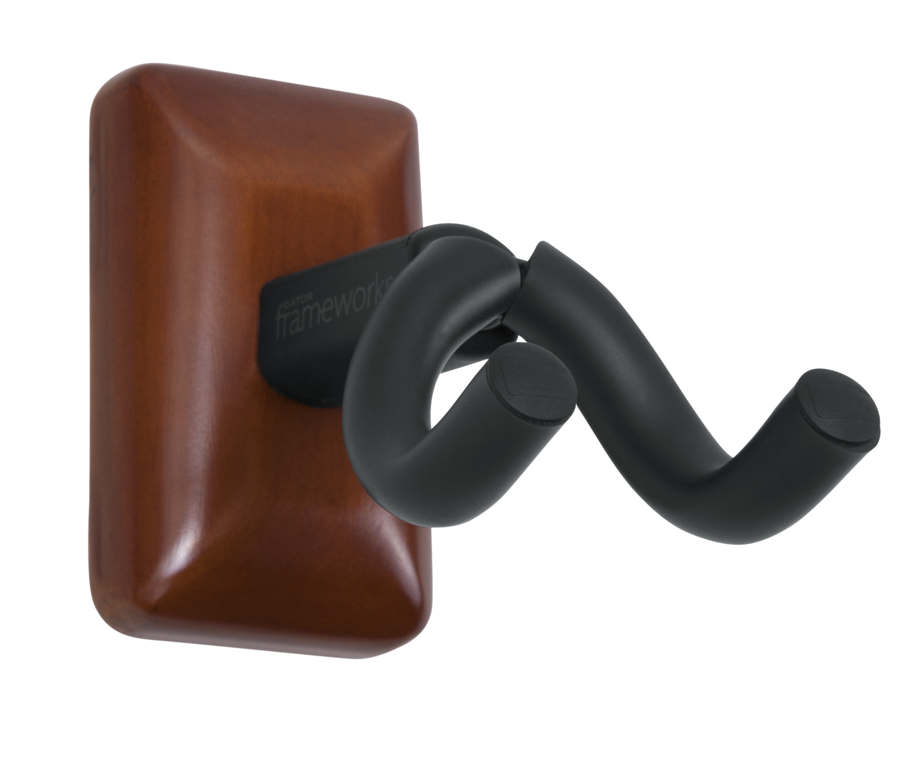 Gator Frameworks GFW-UKE-HNGRMHG Wall Mount Ukulele/Mandolin Hanger - Mahogany