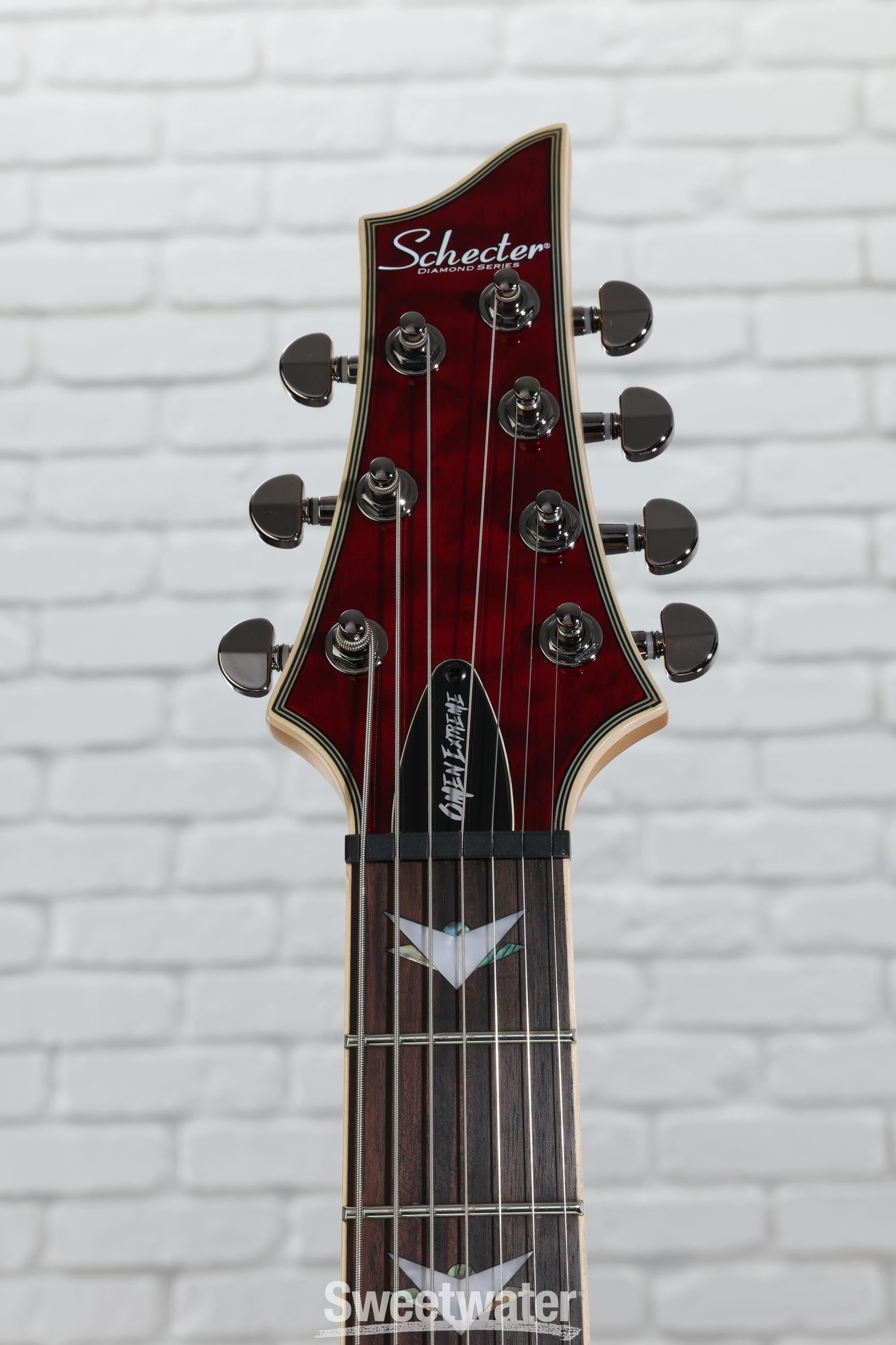 SCHECTER (シェクター) OMEN EXTREME-7 7弦ギター Amazon.com: Schecter Omen Extreme-7 Electric Guitar - Black