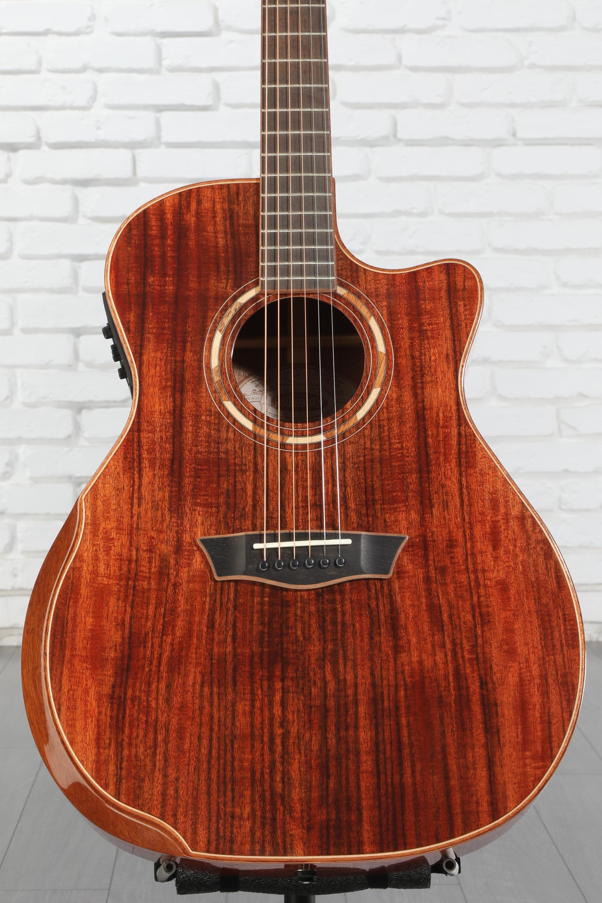 Washburn G55ce Koa Natural 美品 Washburn Comfort G55CE Koa Acoustic-electric Guitar