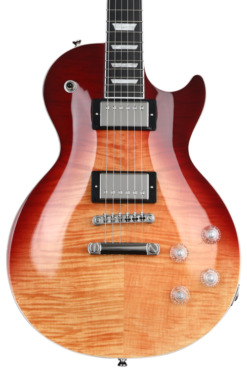 Epiphone Les Paul Modern Figured Electric Guitar - Magma Orange