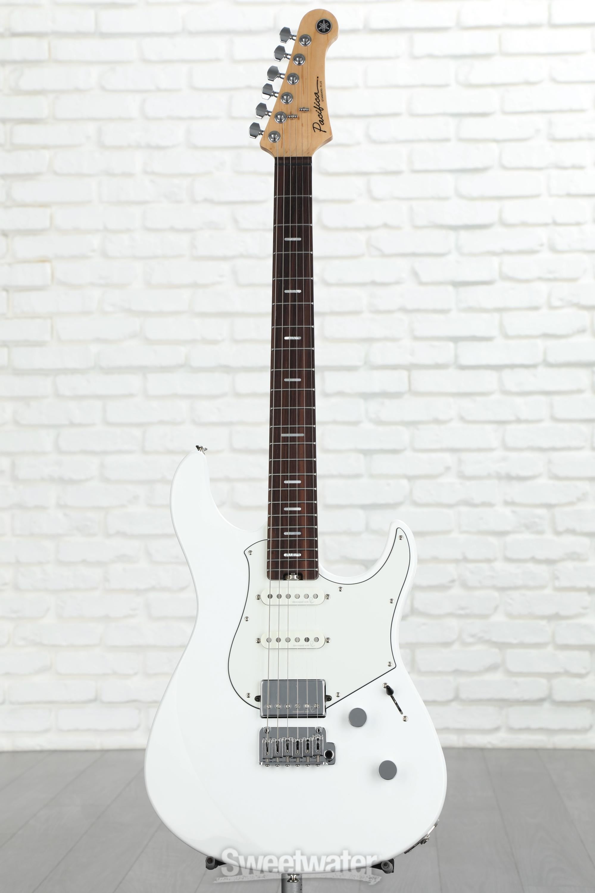 Yamaha PACS+12 Pacifica Standard Plus Electric Guitar - Shell White,  Rosewood Fingerboard