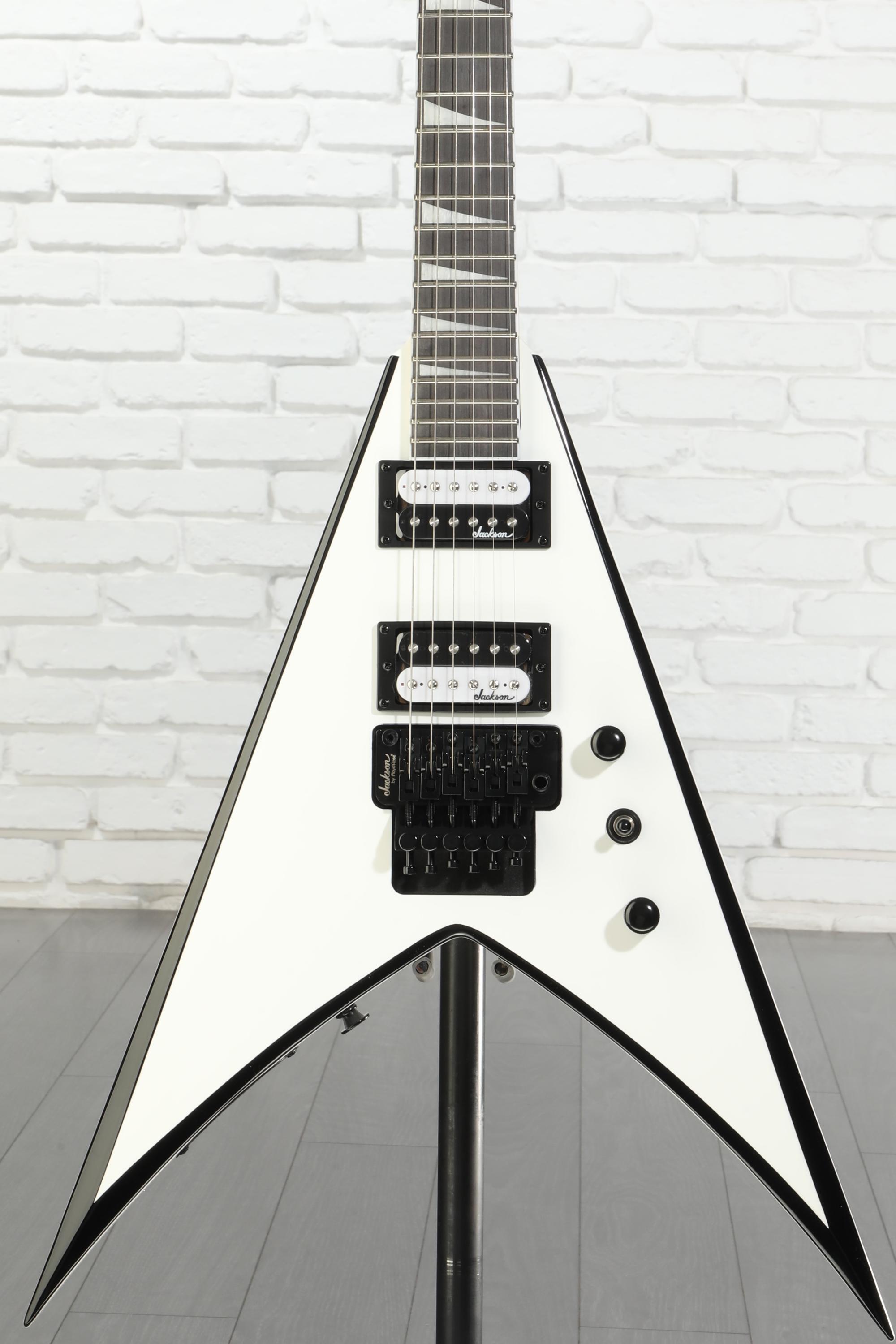 Jackson JS Series King V JS32 - White with Black Bevels Reviews