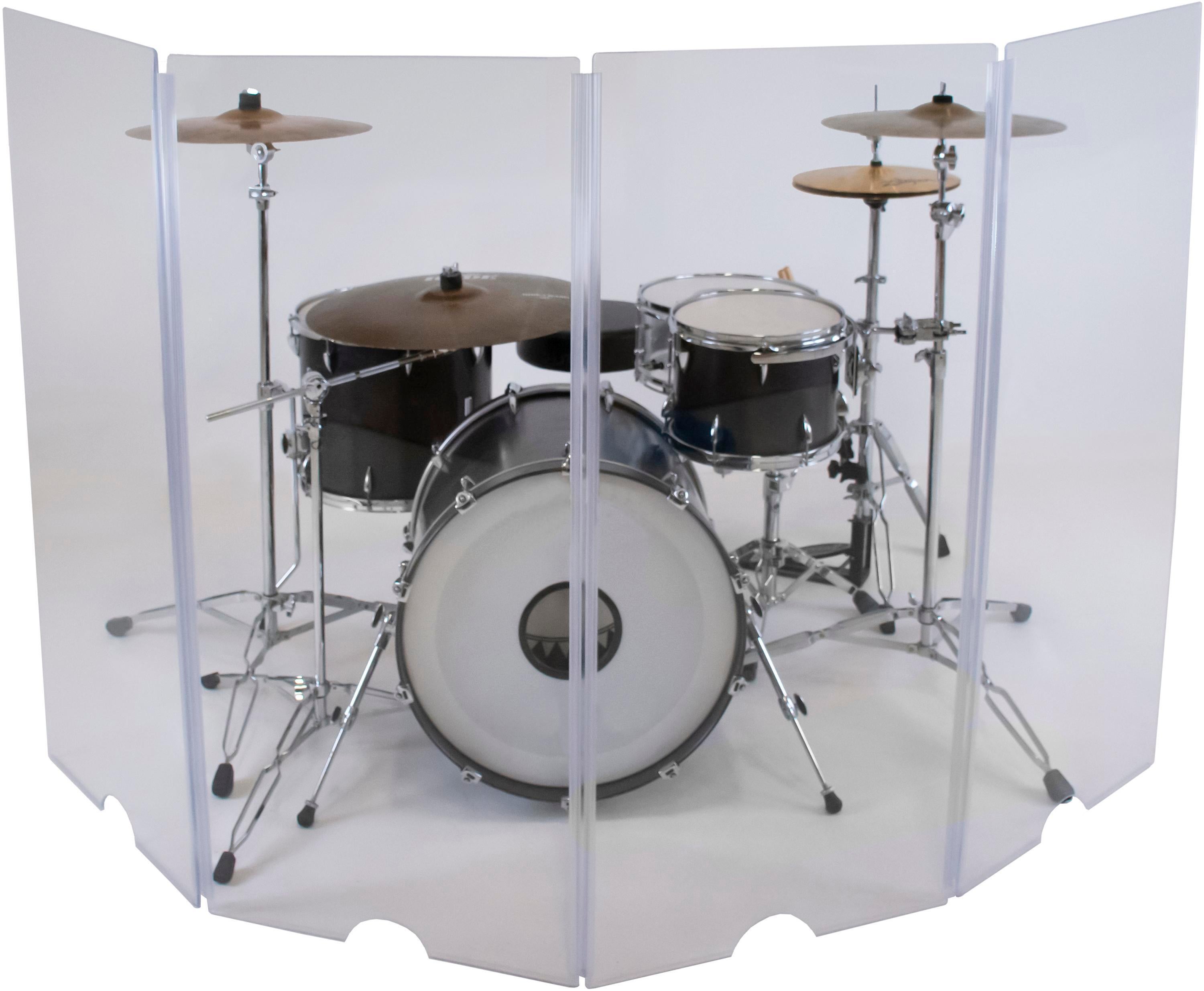 Photo of Sound Shields VDS-4X4-K 4 foot Tall 8 foot Wide 4-section Acrylic Shield System