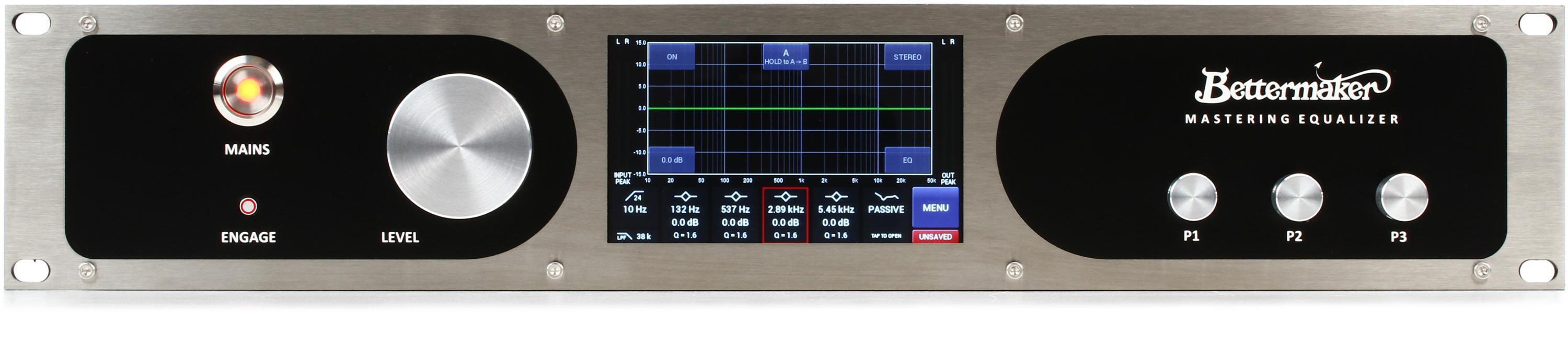Bettermaker Mastering Equalizer with Plug-in Control