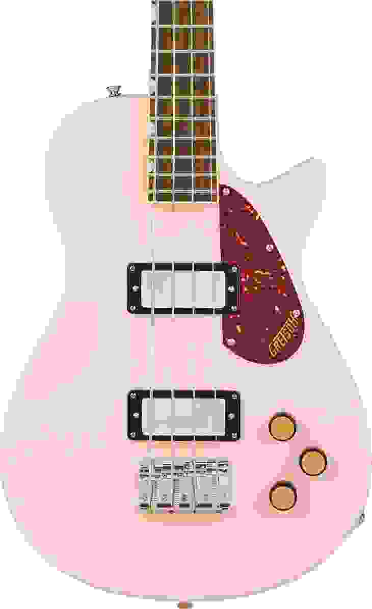 Gretsch Streamliner Jet Club Short-scale Electric Bass Guitar - Shell Pink