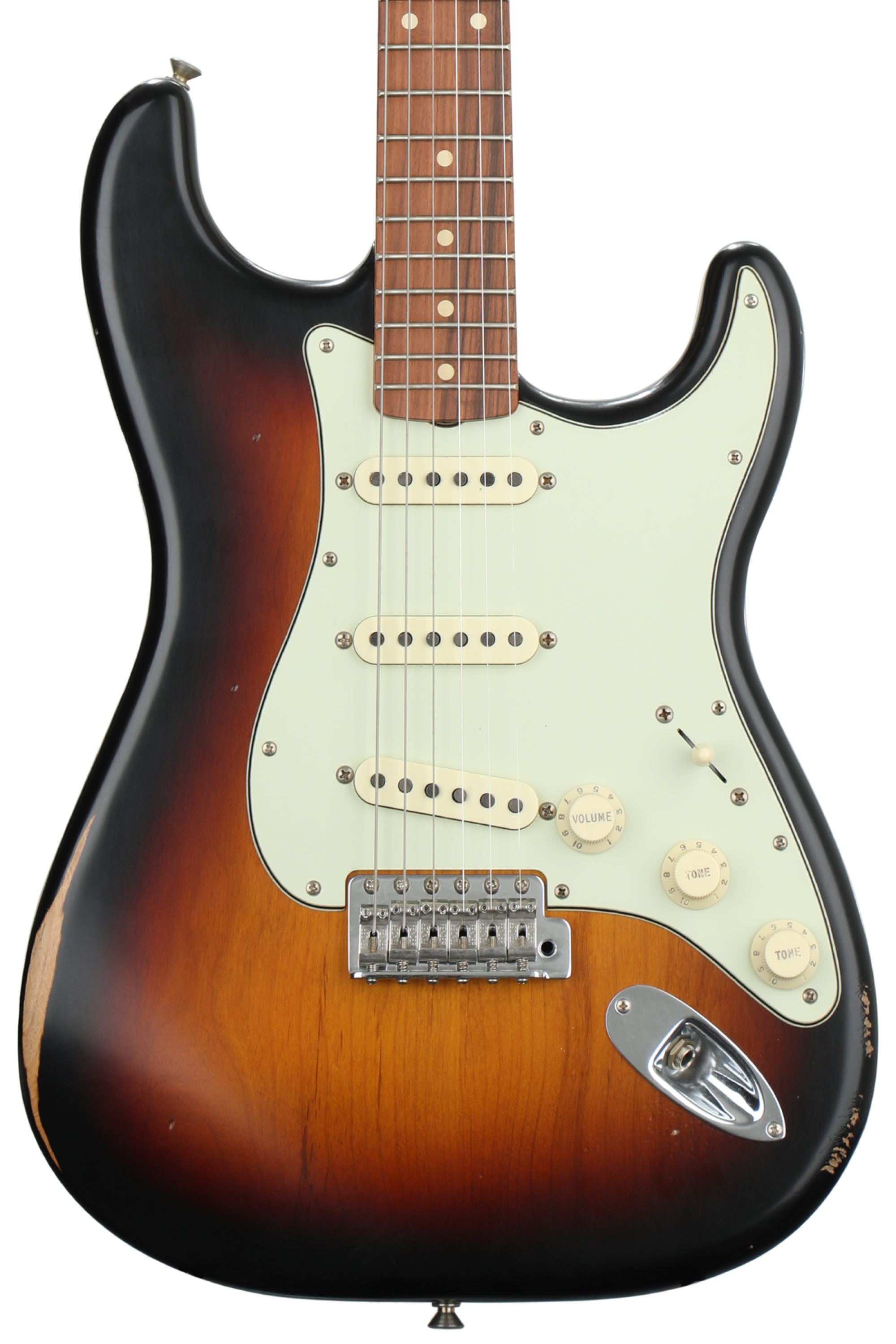 国産高品質Fender Road Worn \'60s Stratocaster Olympic White フェンダー ロードウォーン　ラッカー塗装　レリック仕上げ　ローズウッド指板 フェンダー