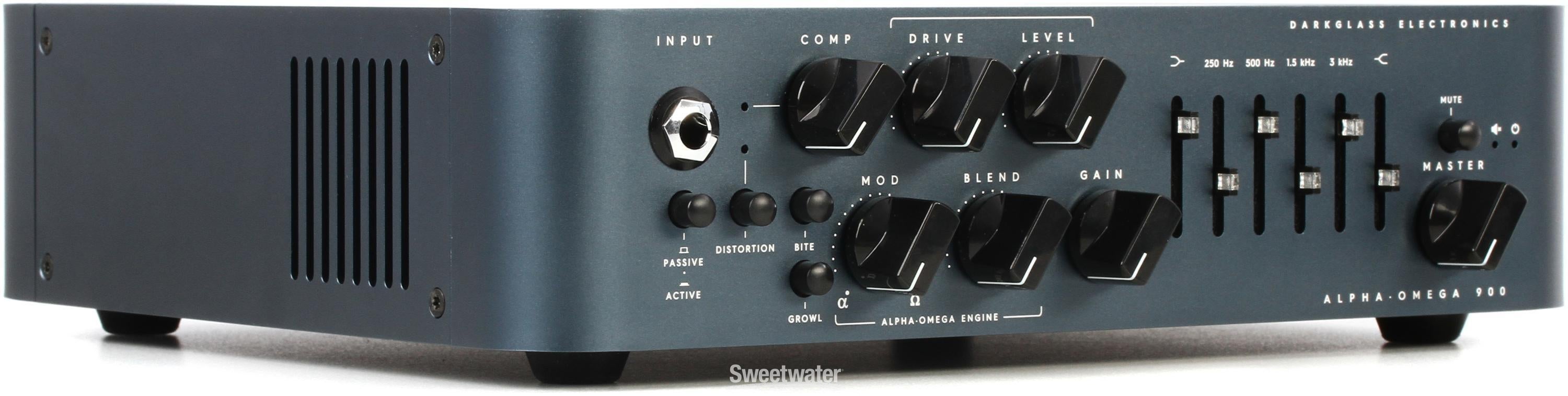 Darkglass Alpha-Omega 900 - 900-watt Bass Head Reviews | Sweetwater