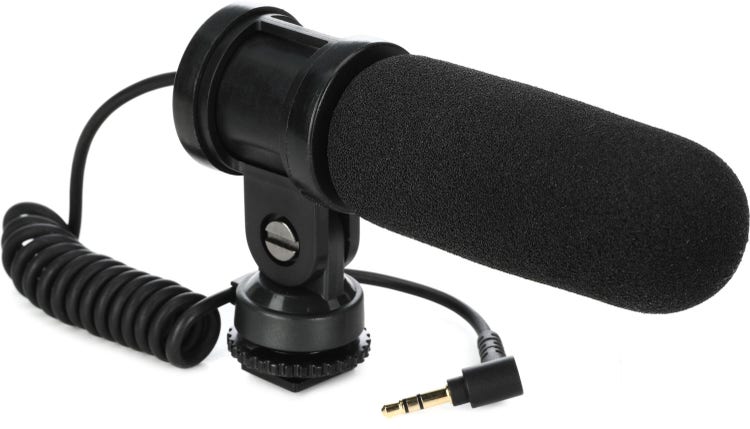 BOYA Universal Cardiod Shotgun Microphone MIC for DSLR Smartphone w/3.5mm  Audio