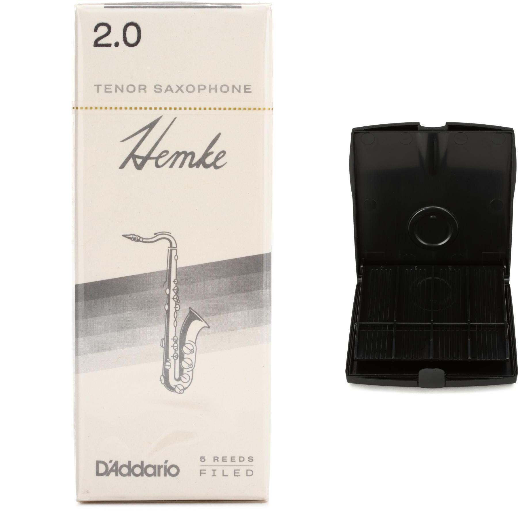 D'Addario Frederick L. Hemke Tenor Saxophone Reeds (5pack) with Reed
