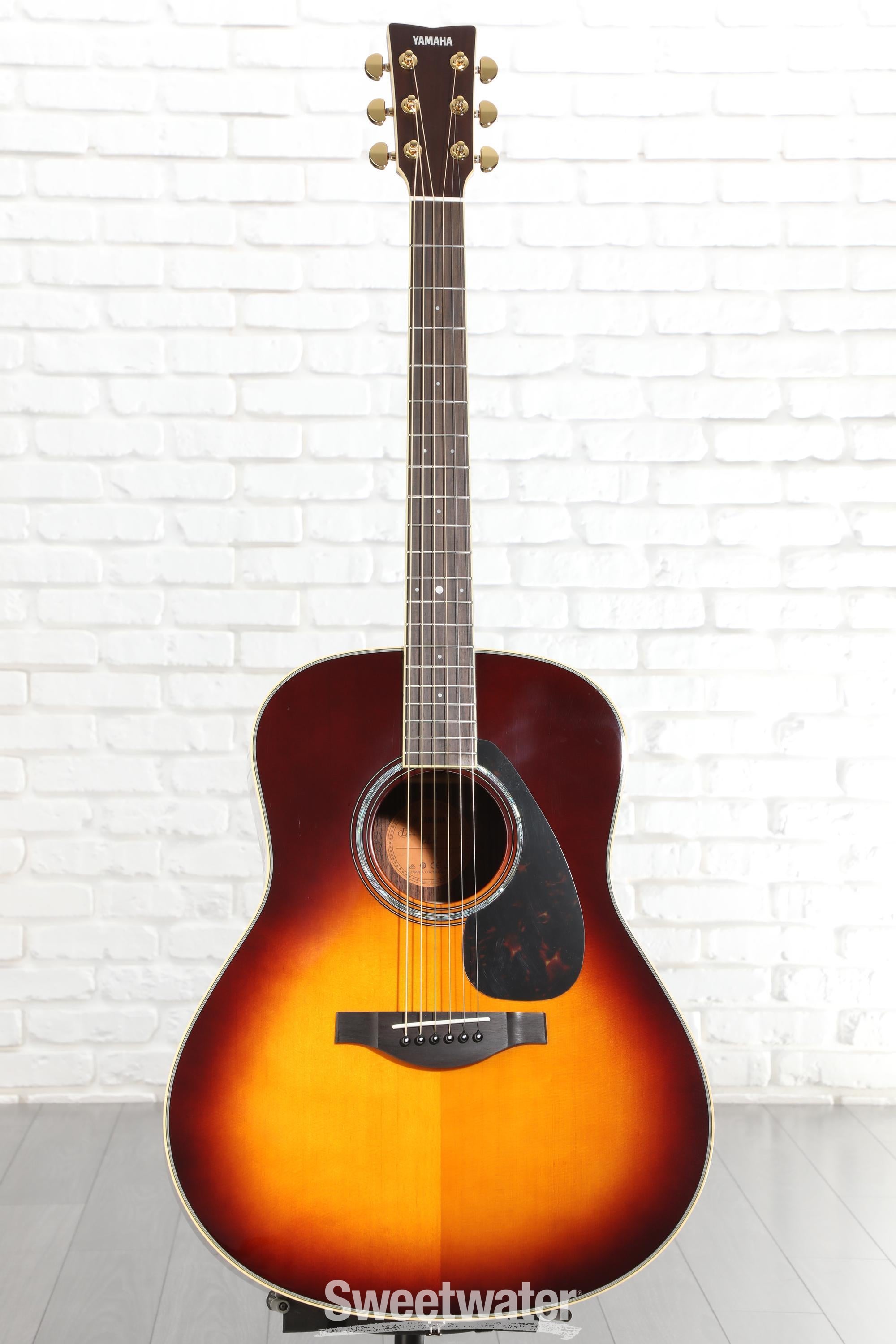 Yamaha LL6 ARE Original Jumbo Acoustic Guitar - Brown Sunburst