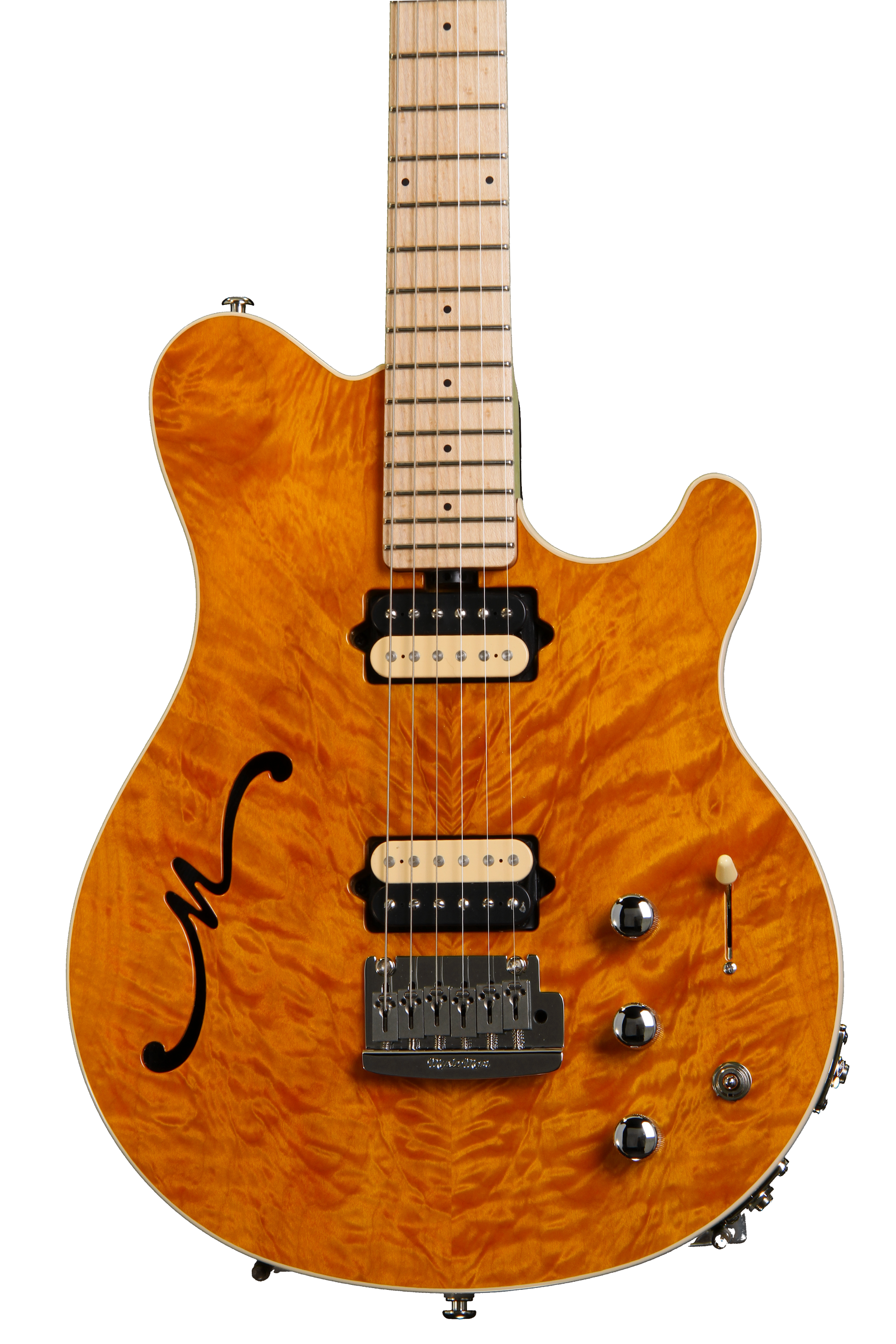Ernie Ball Music Man Axis Super Sport Semi-hollowbody - Natural