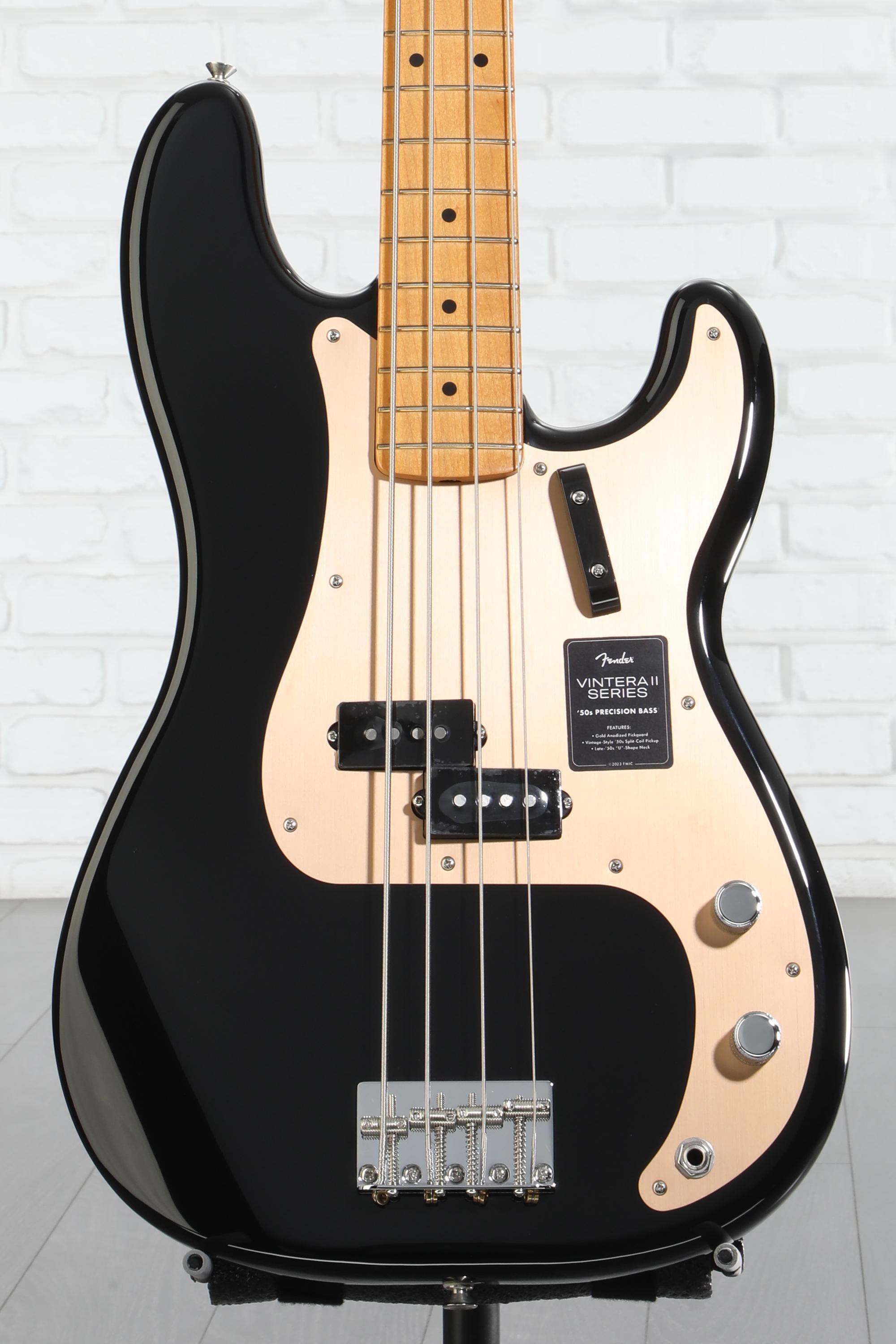 Fender vintera ii 50s プレシジョンベース PB 数量限定特価] Fender Vintera II '50s Precision Bass Black エレキ