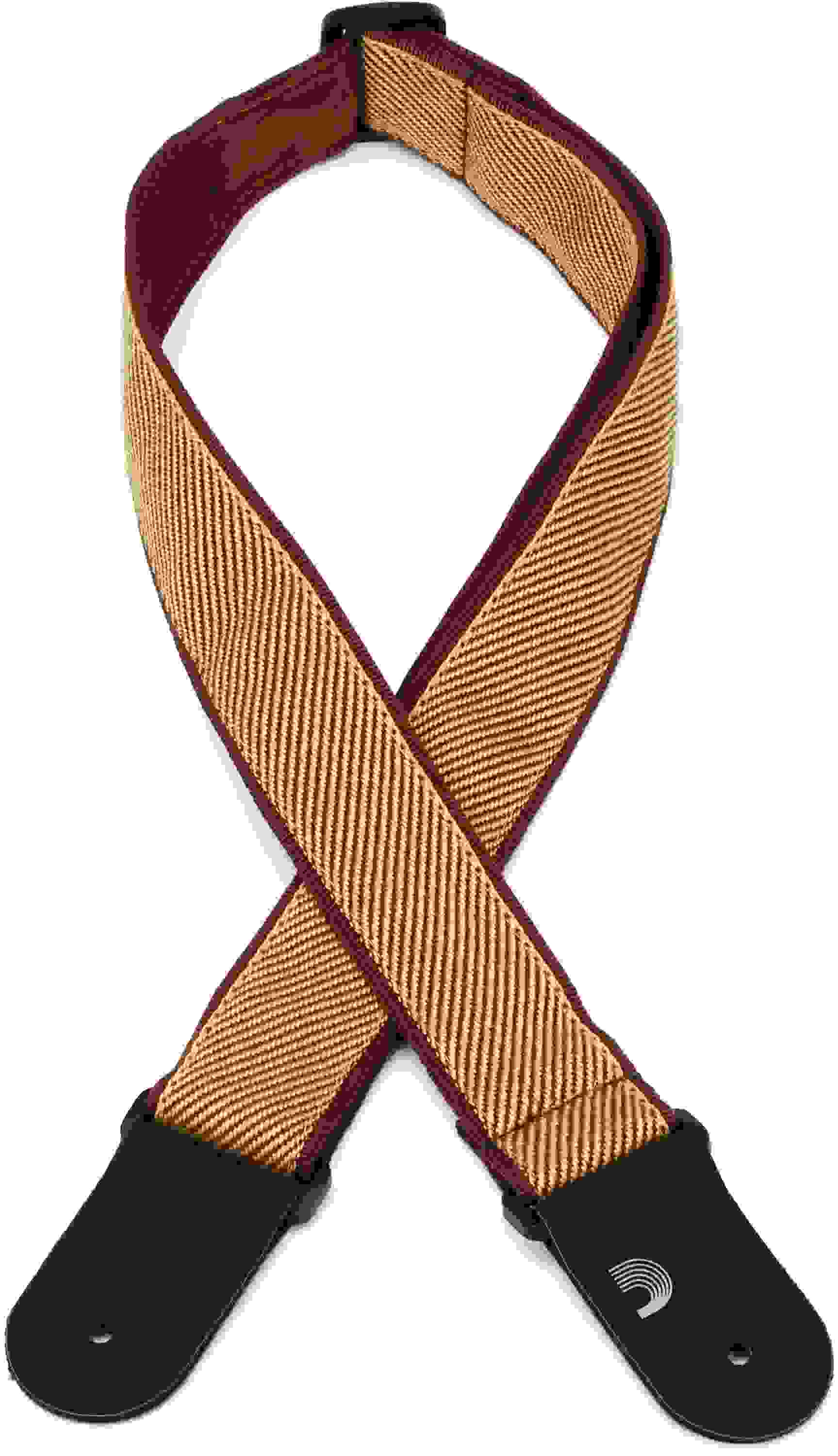 D'Addario 2-inch Woven Nylon Guitar Strap - Tweed