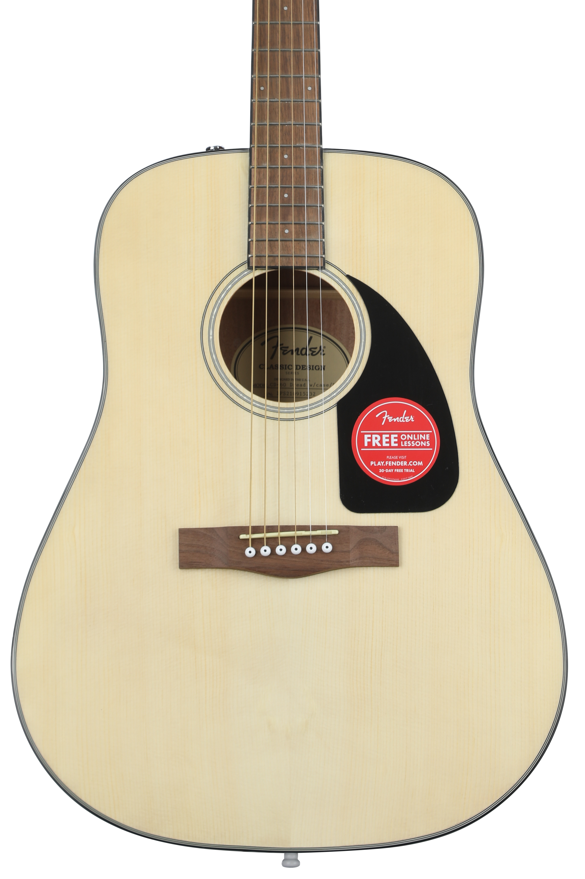 Fender アコースティックギター CD-60 NAT Fender CD-60 Acoustic Guitar - Natural | Sweetwater