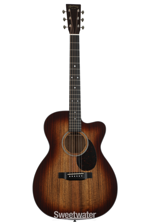 Martin OMC-16E Acoustic-Electric Guitar - Mahogany Burst | Sweetwater