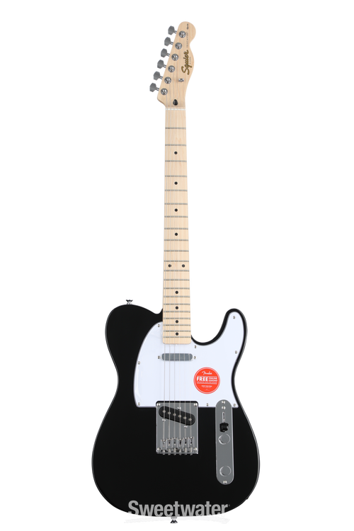 Squier Affinity Series Telecaster - Black with Maple Fingerboard