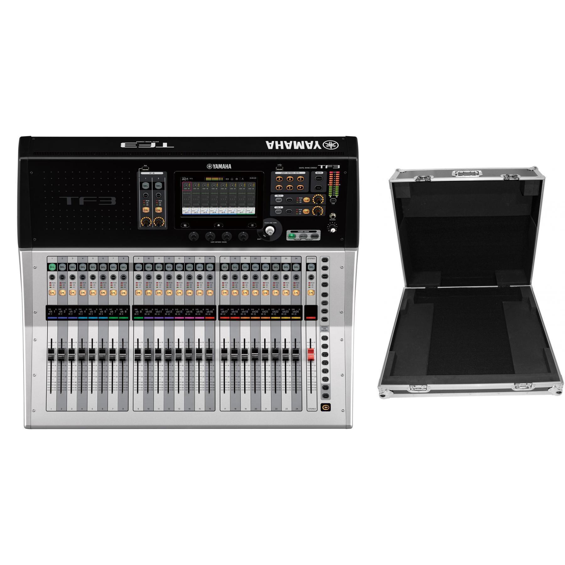 Yamaha TF3 48-channel Digital Mixer with Flight Case | Sweetwater