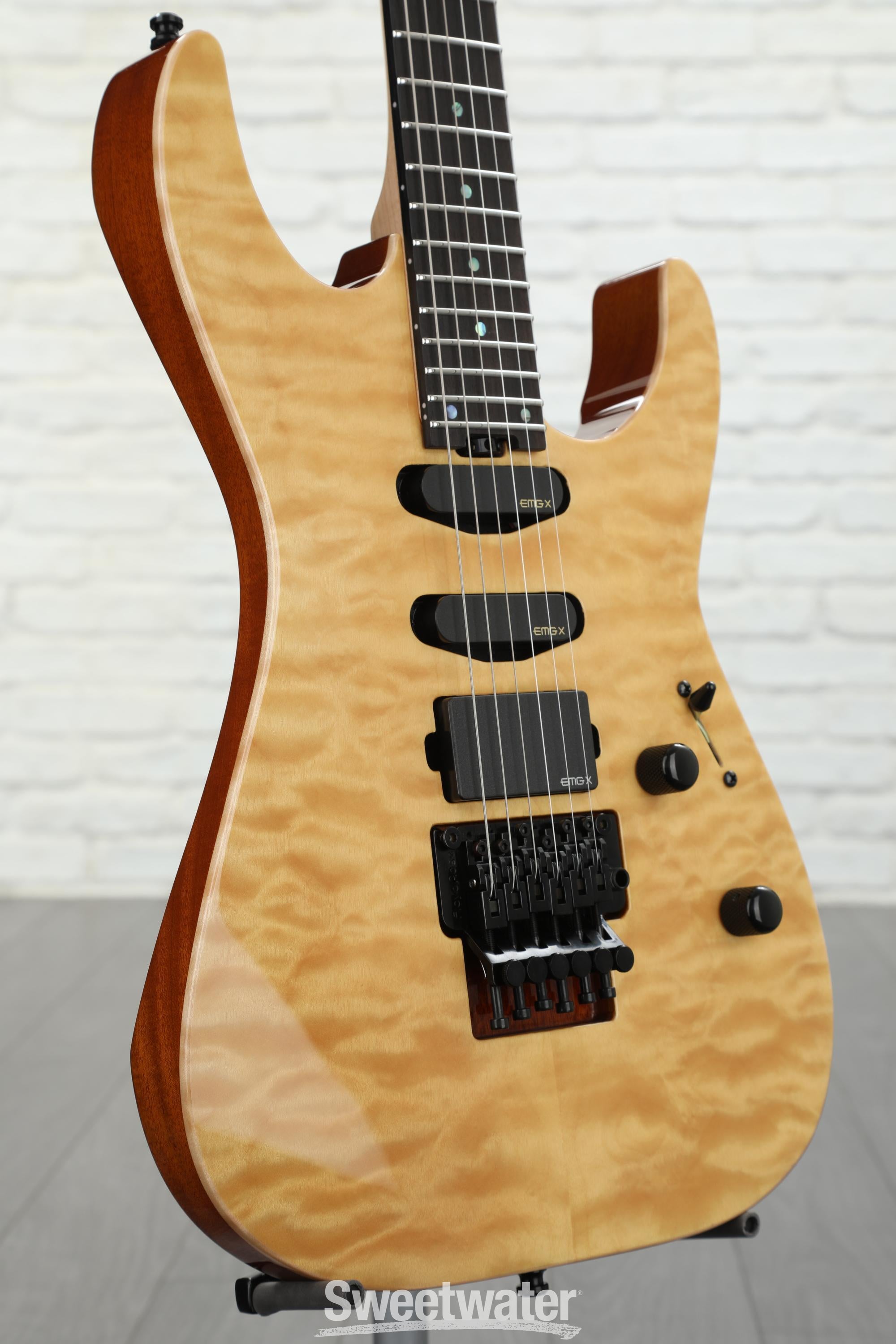 ESP USA M-III FR Quilted Maple - Vintage Natural | Sweetwater