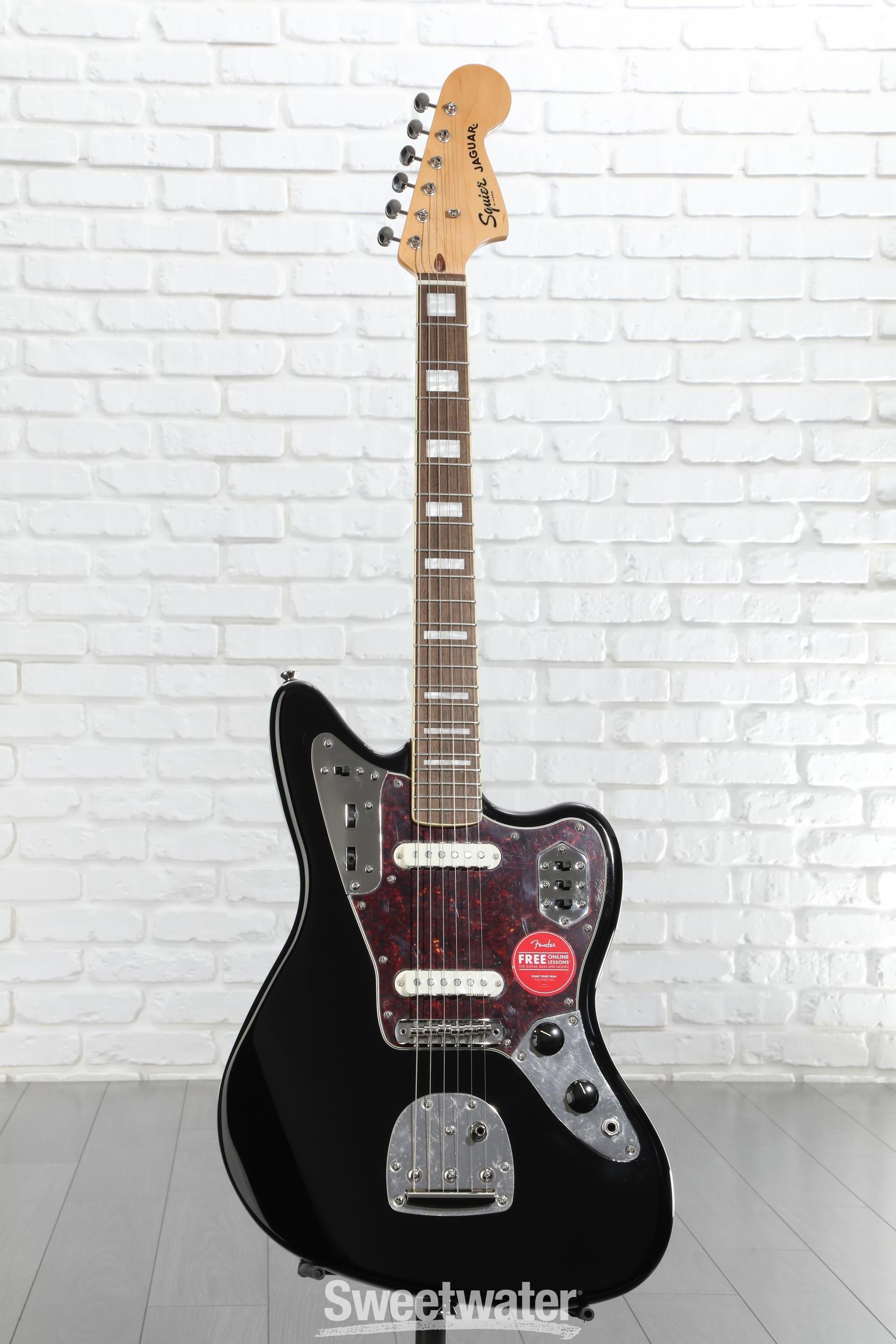 Squier Classic Vibe '70s Jaguar - Black | Sweetwater