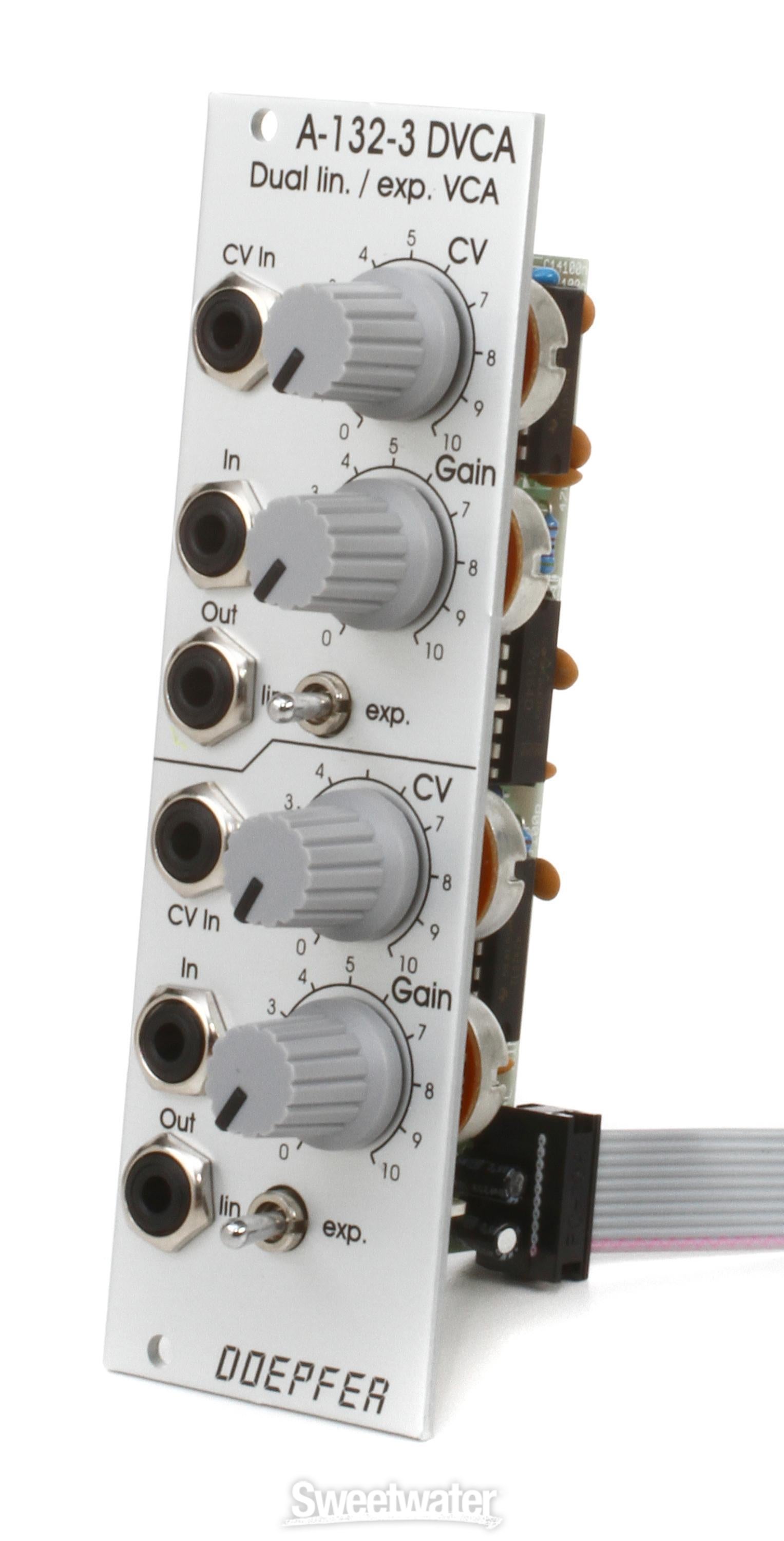 A-132-3 Dual Linear/Exponential VCA Eurorack Module - Standard 