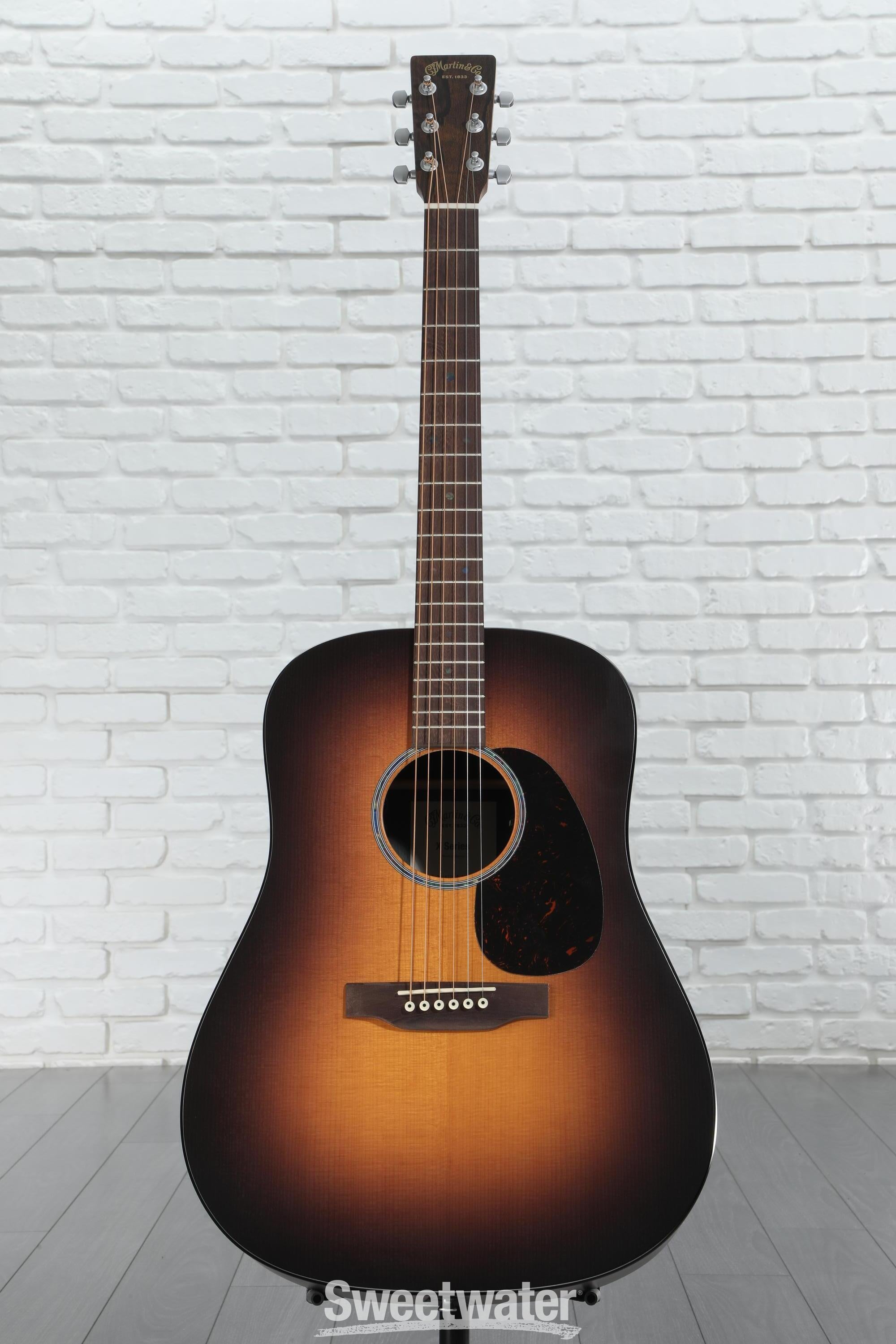Martin D-X2E Dreadnought Acoustic-electric Guitar - Ziricote