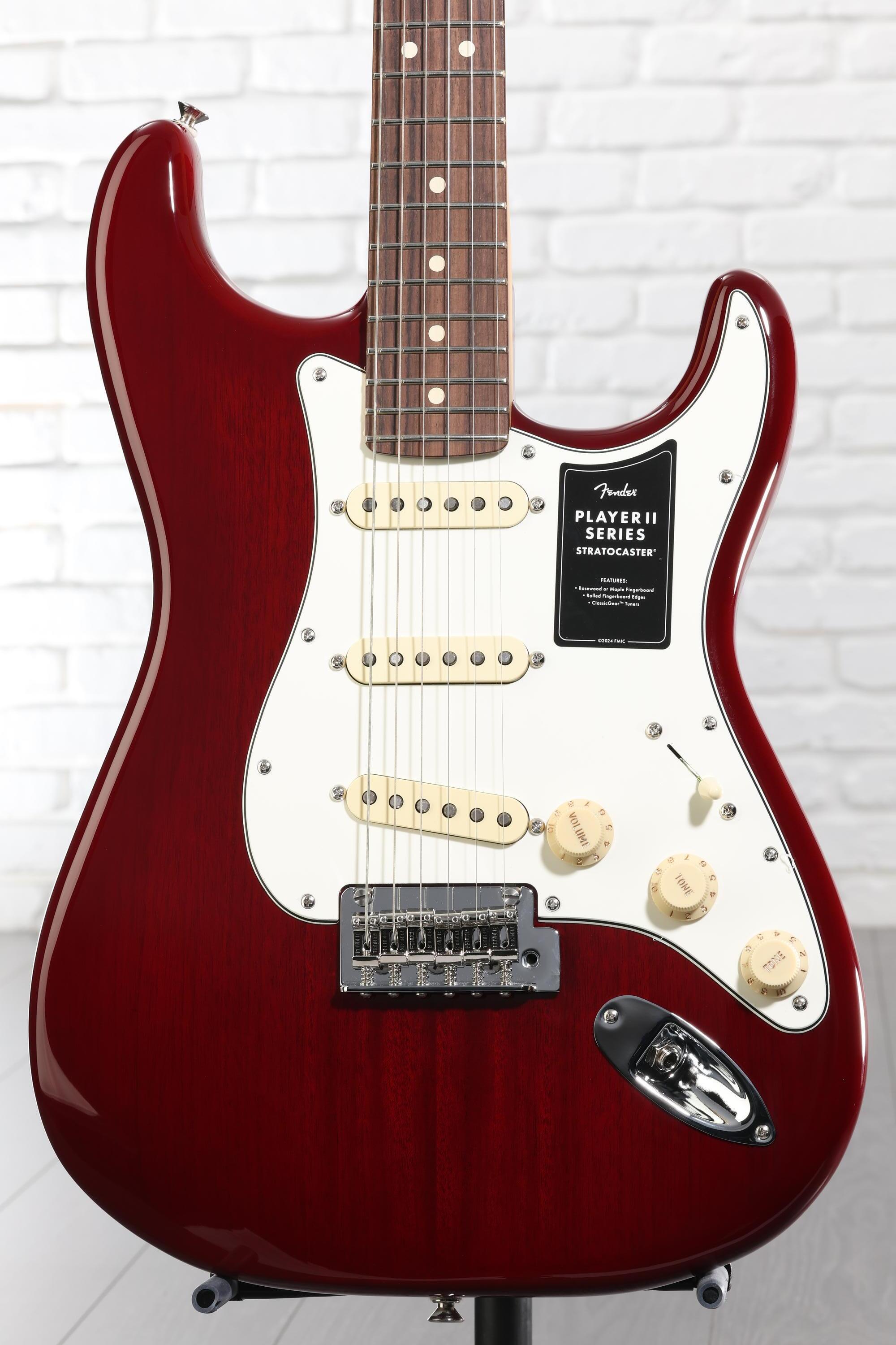 Fender Player II Stratocaster Electric Guitar - Transparent Cherry
