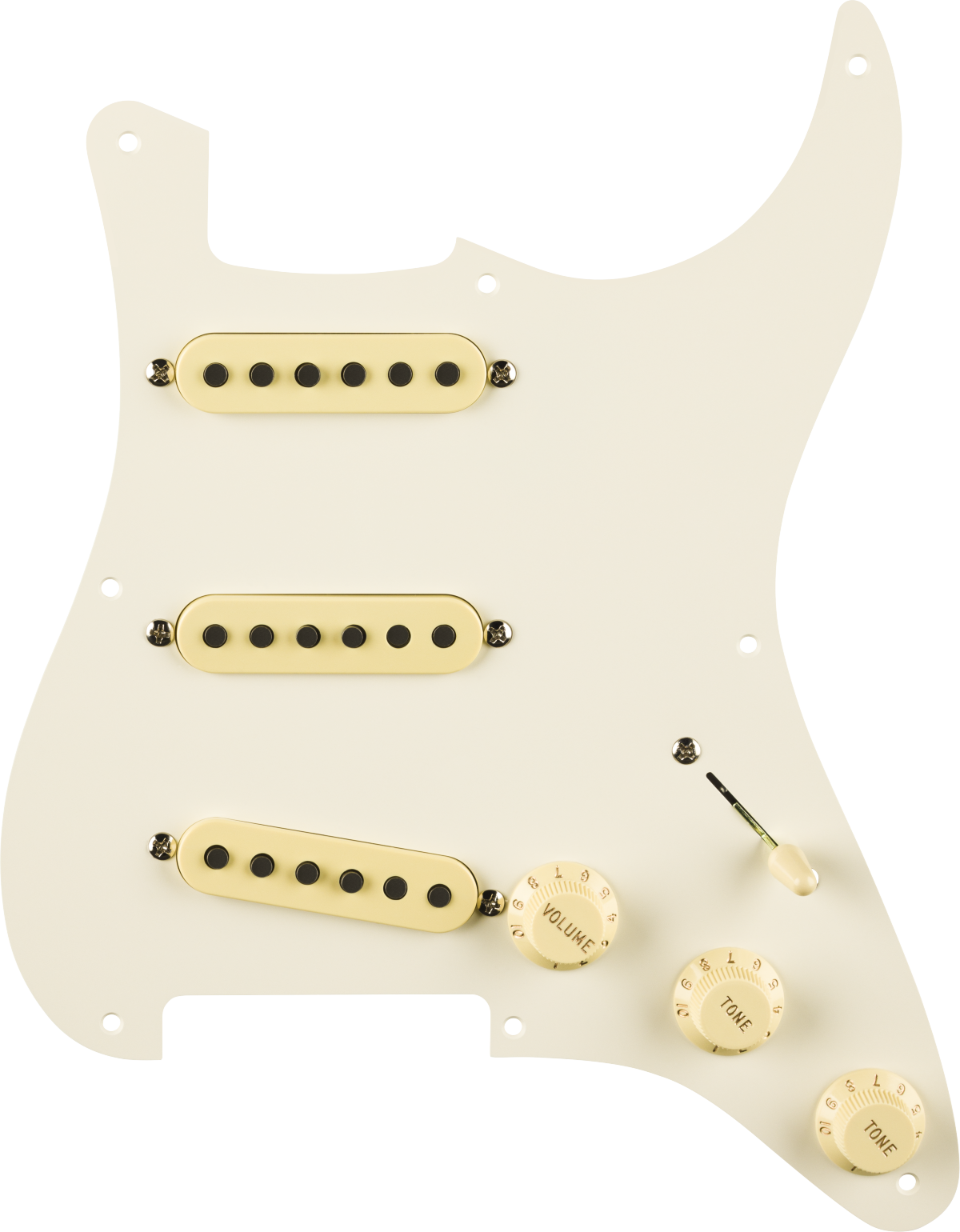 Fender Eric Johnson Prewired Stratocaster Pickguard Parchment