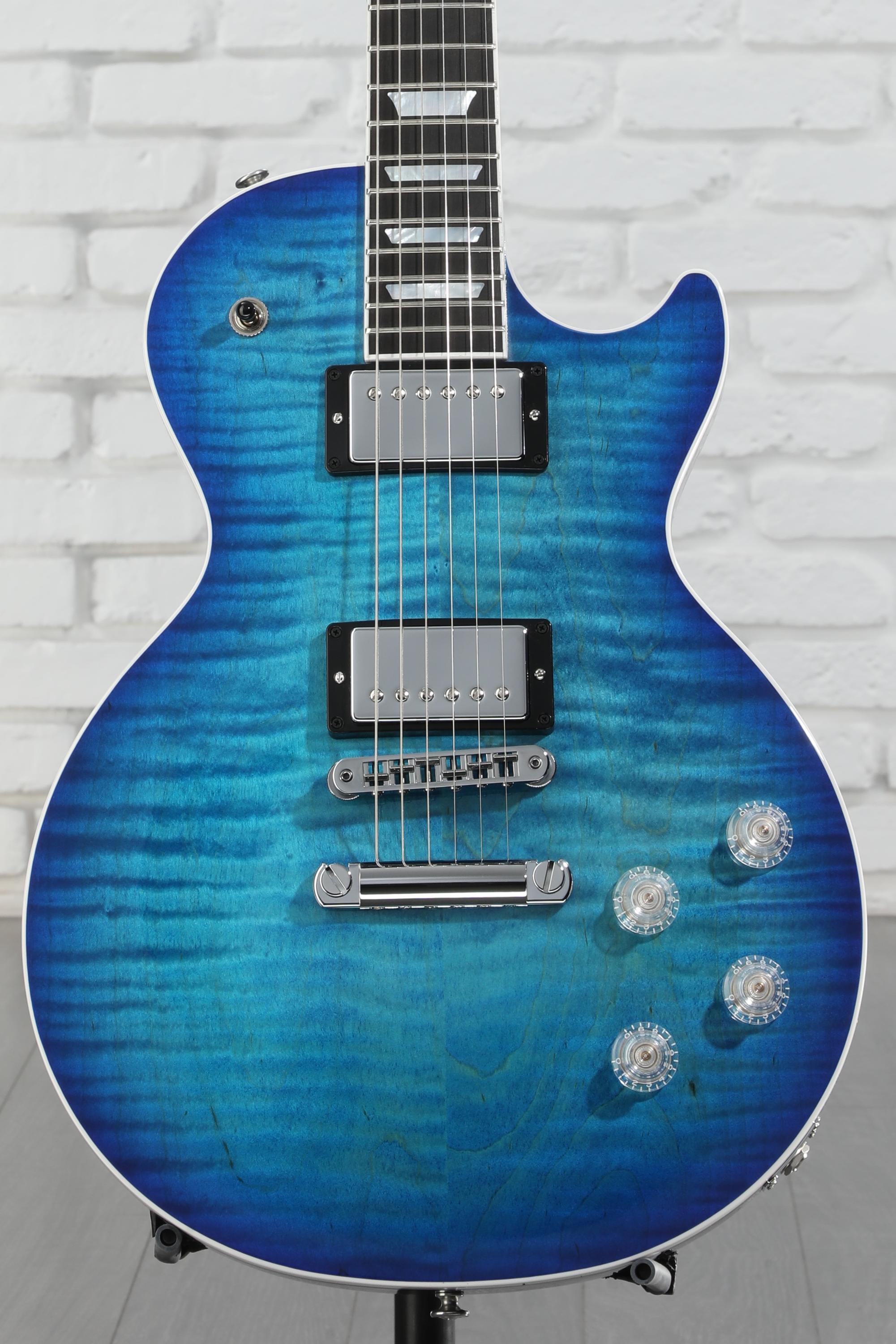 Gibson Les Paul Modern Figured Electric Guitar - Cobalt