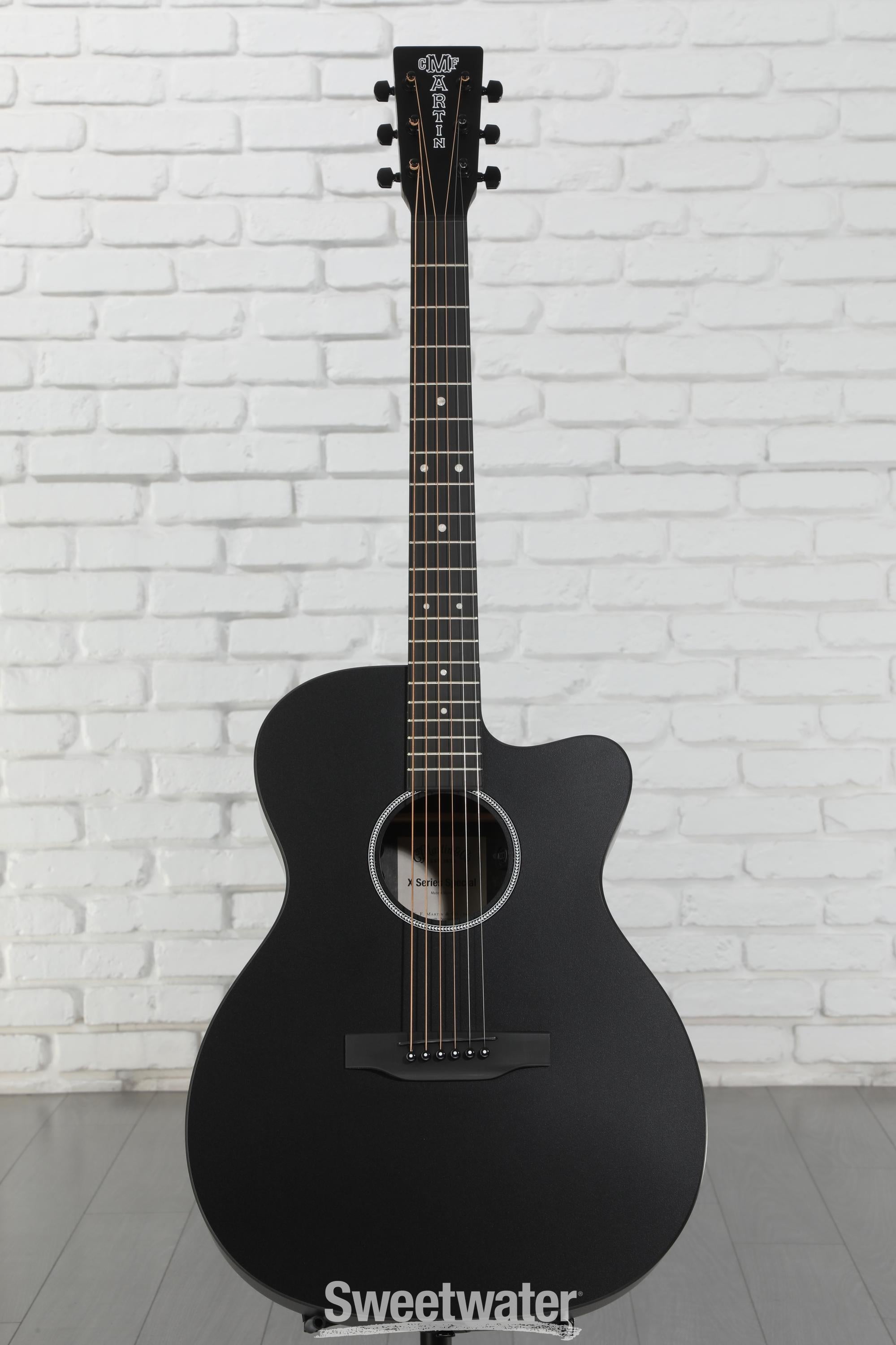 Martin Sweetwater Select OMCX1E Acoustic-electric Guitar - Black