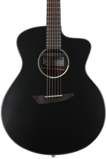 Photo of Ibanez Jon Gomm Signature JGM5 Acoustic-Electric Guitar - Black Satin Top, Natural High Gloss Back and Sides