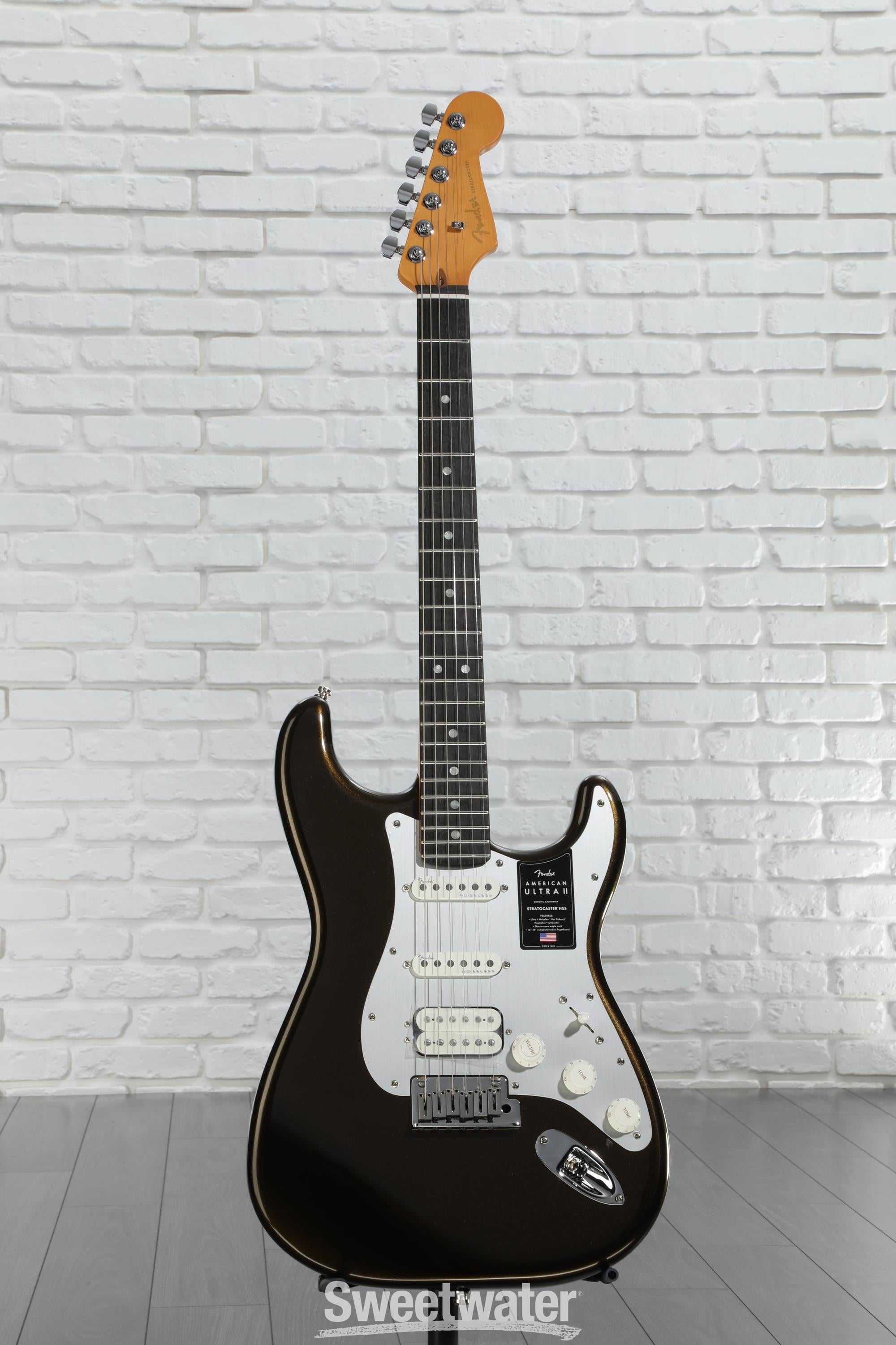 Fender American Ultra II Stratocaster HSS Electric Guitar - Texas