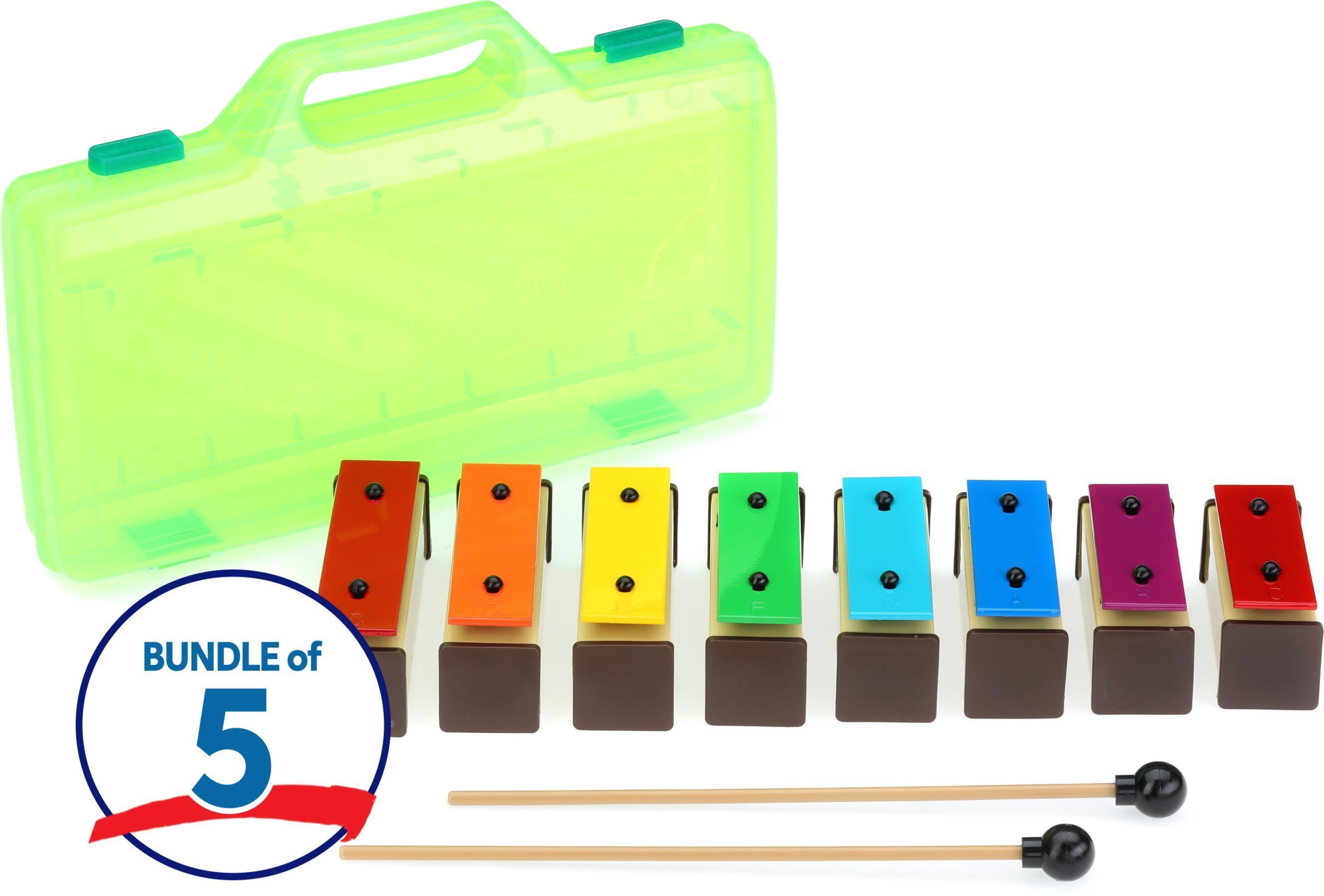 Rhythm Band RB2130 8note Plastic Resonator Bell Set (5 Pack) Sweetwater