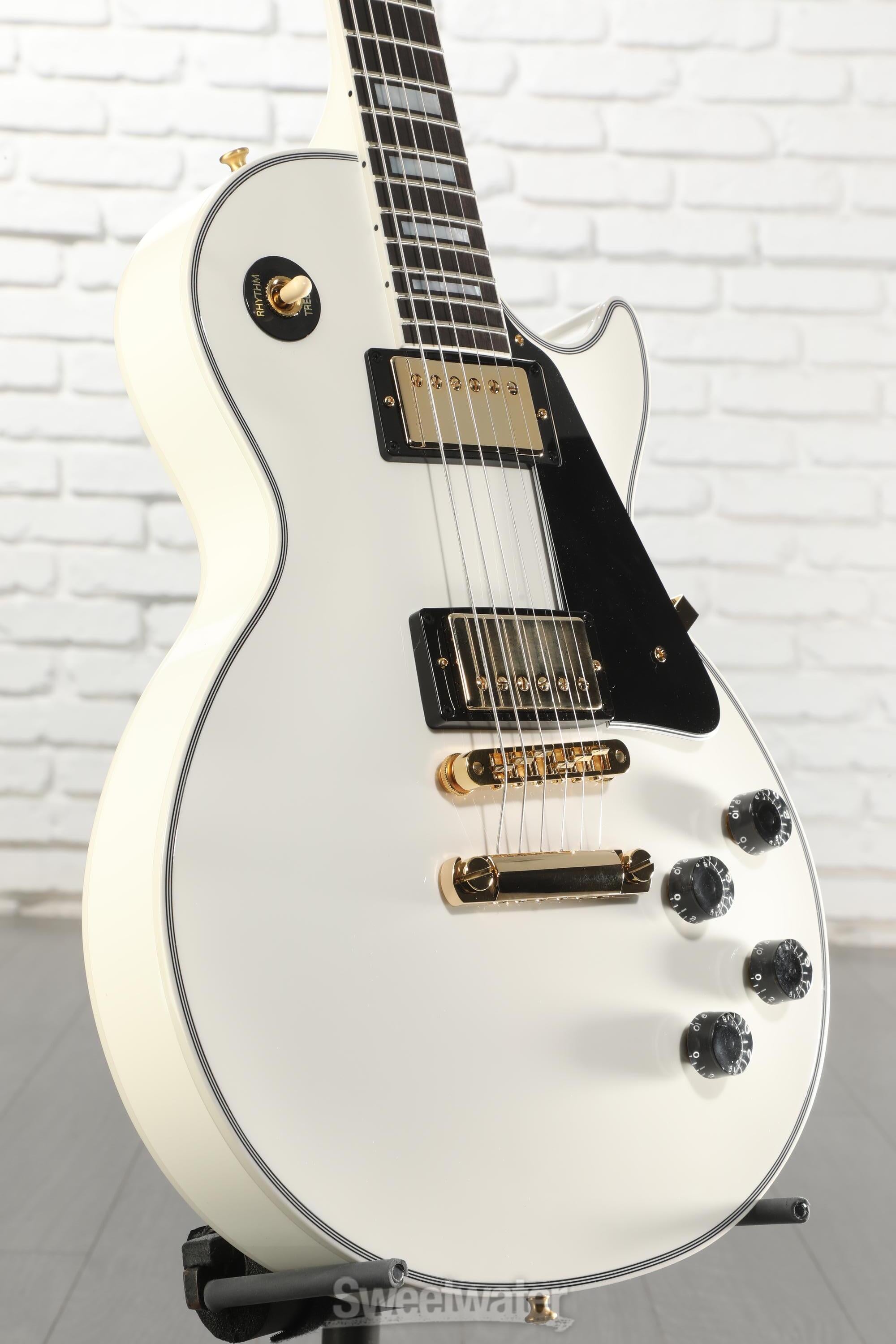 Photo of Gibson Custom Les Paul Custom Electric Guitar - Alpine White