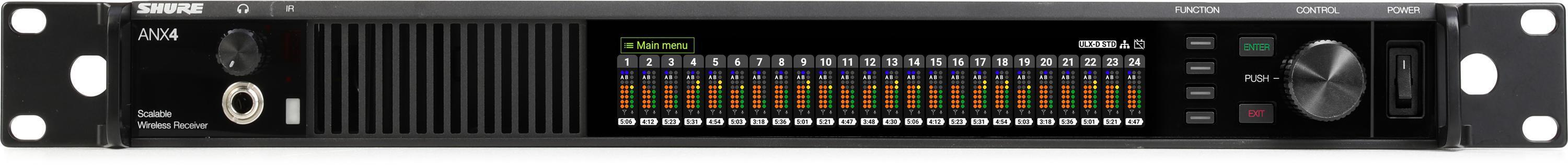 Photo of Shure ANX4 Wireless Digital Receiver - Multi-RX